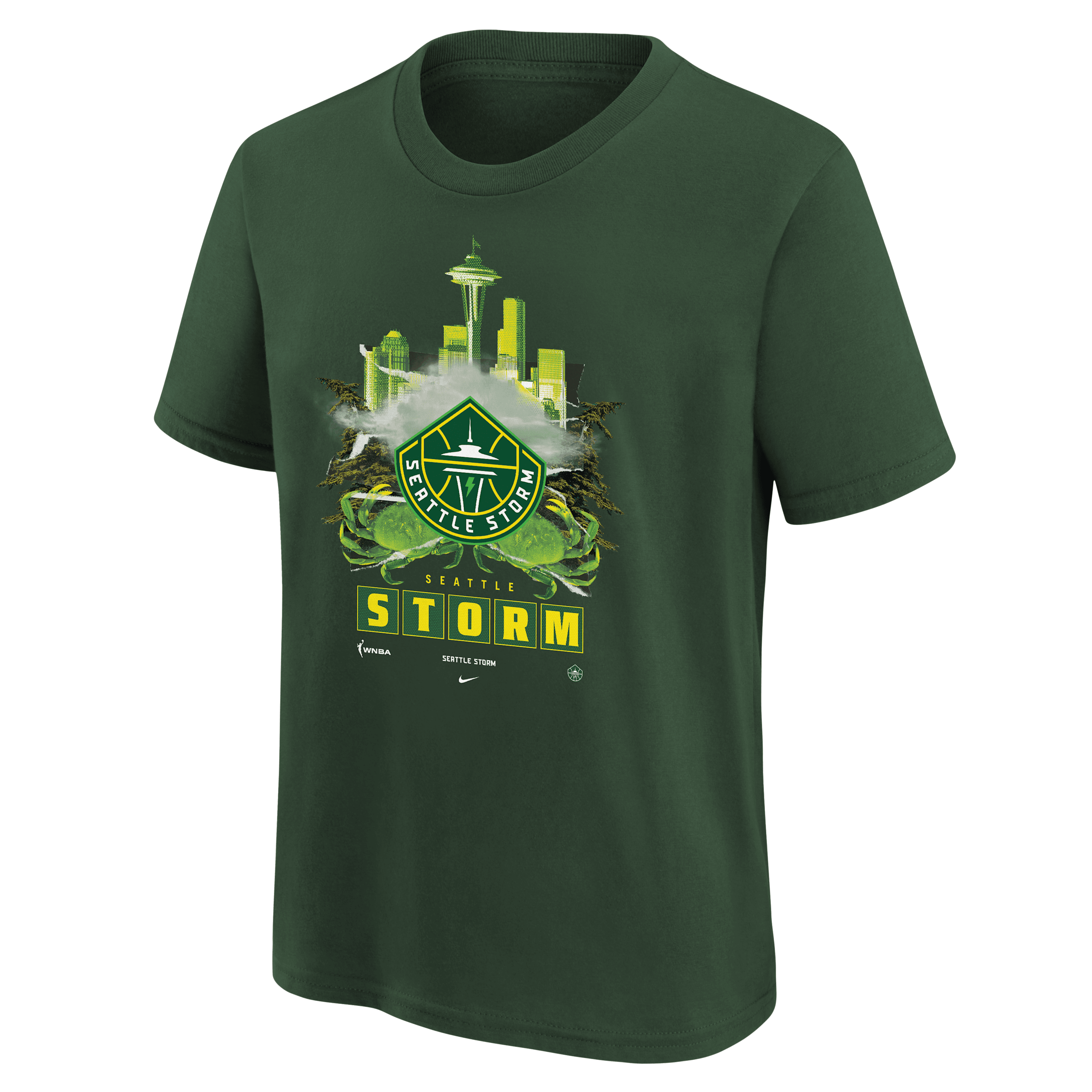 Nike Seattle Storm Max90 Big Kids' Wnba T-shirt In Green
