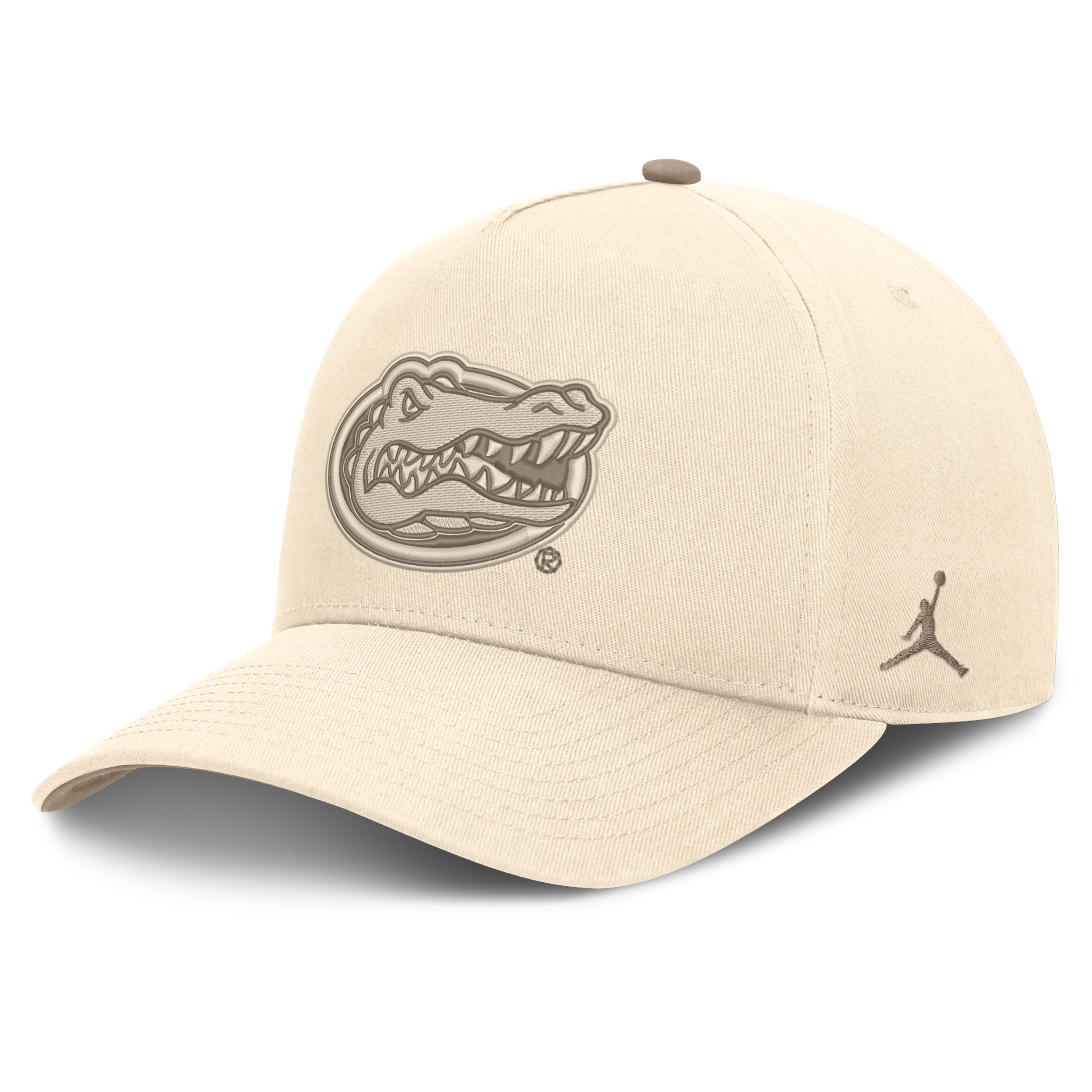 Men's Florida Natural Rise Jordan Brand Dri-FIT College A-Frame Adjustable Hat in Brown | JCB20DTUUFN-M4T
