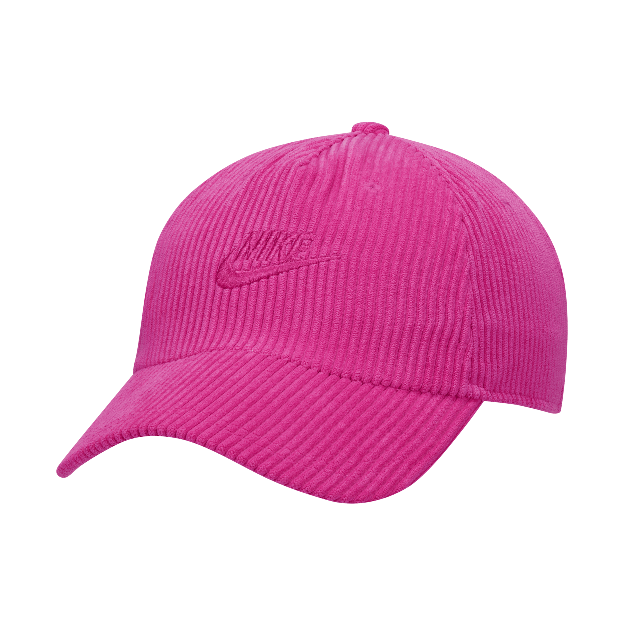 Nike Unisex Club Cap Unstructured Corduroy Cap In Pink