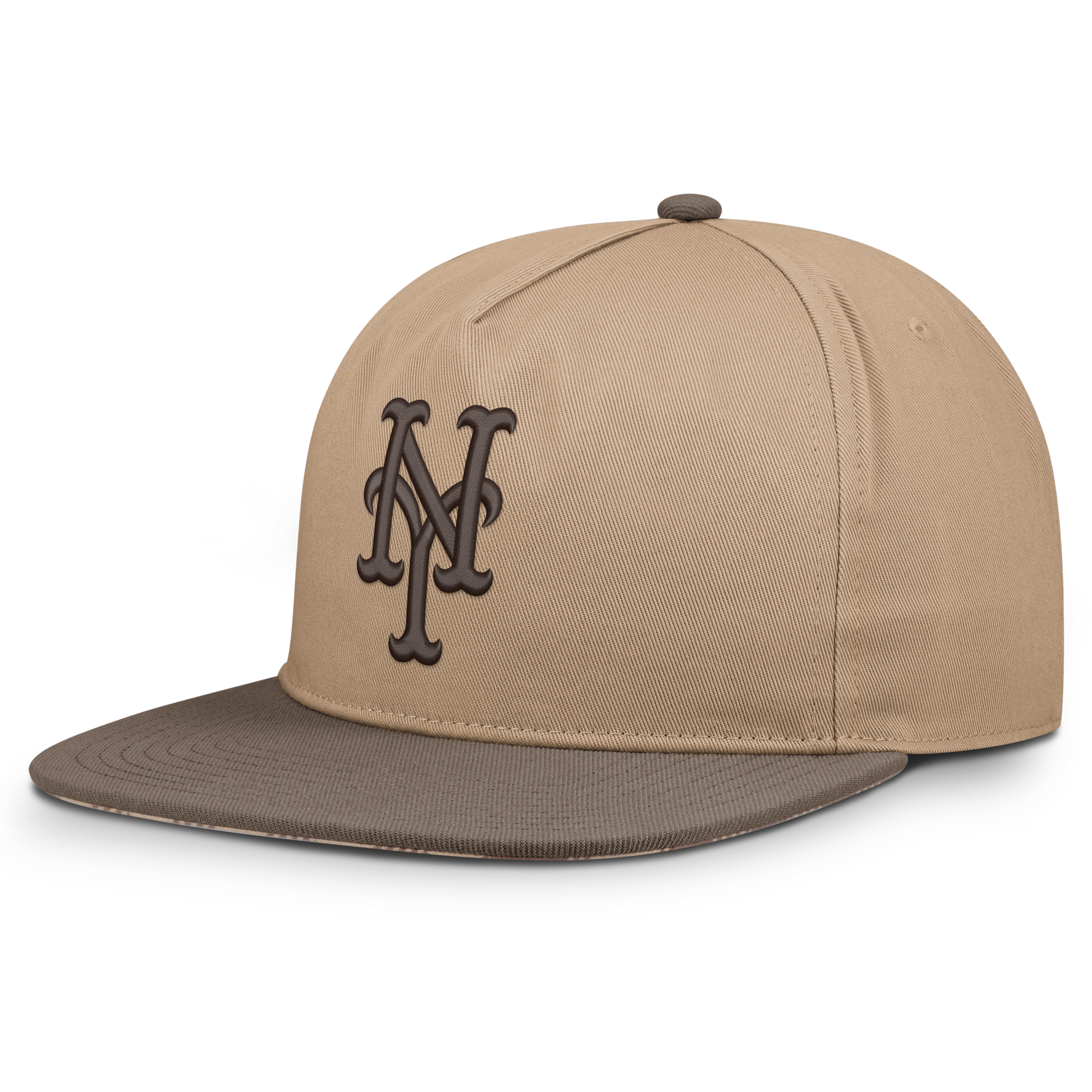 Nike Men's Light Brown New York Mets Statement Adjustable Hat - Light Brown, Brown