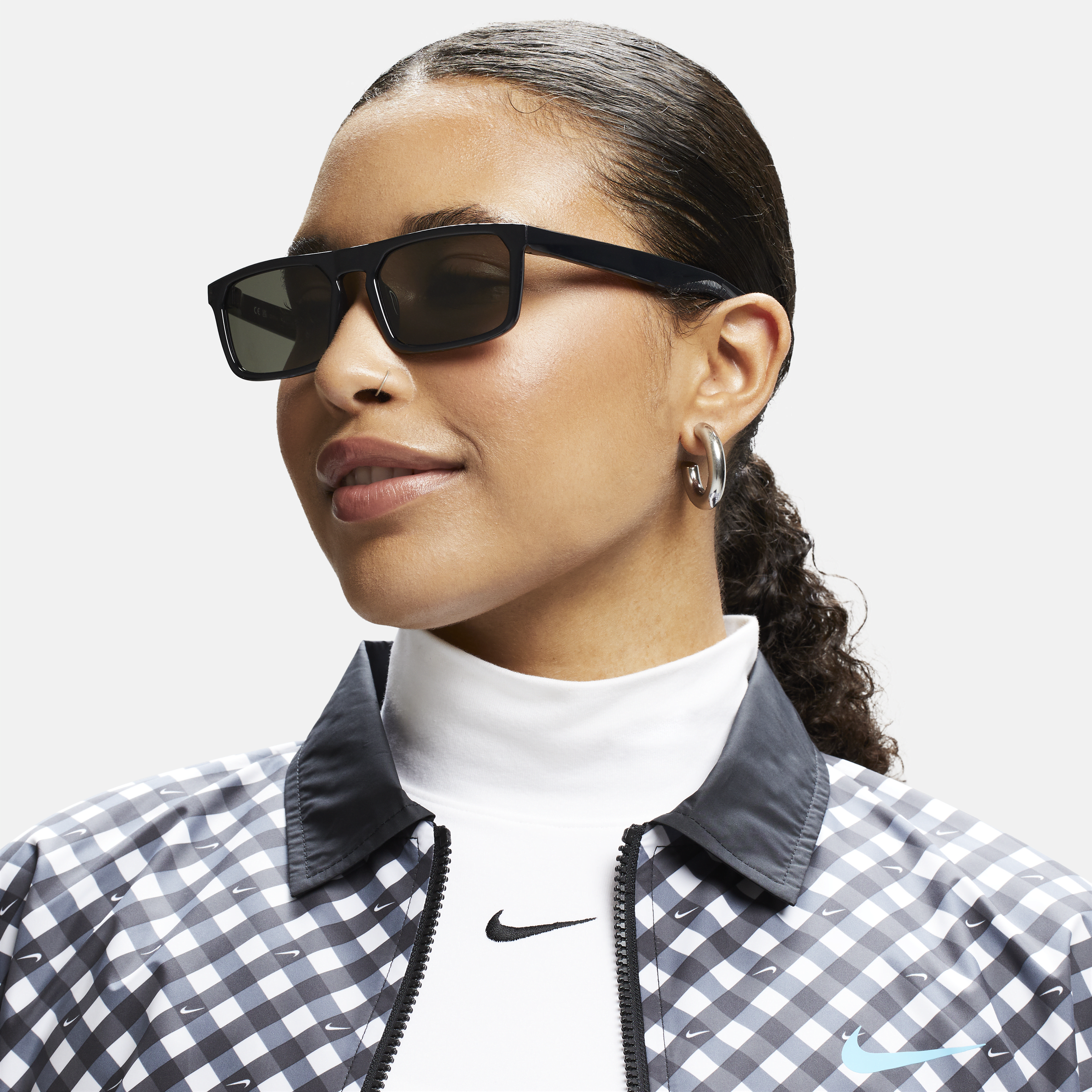 Nike Unisex Nv03 Sunglasses In Black