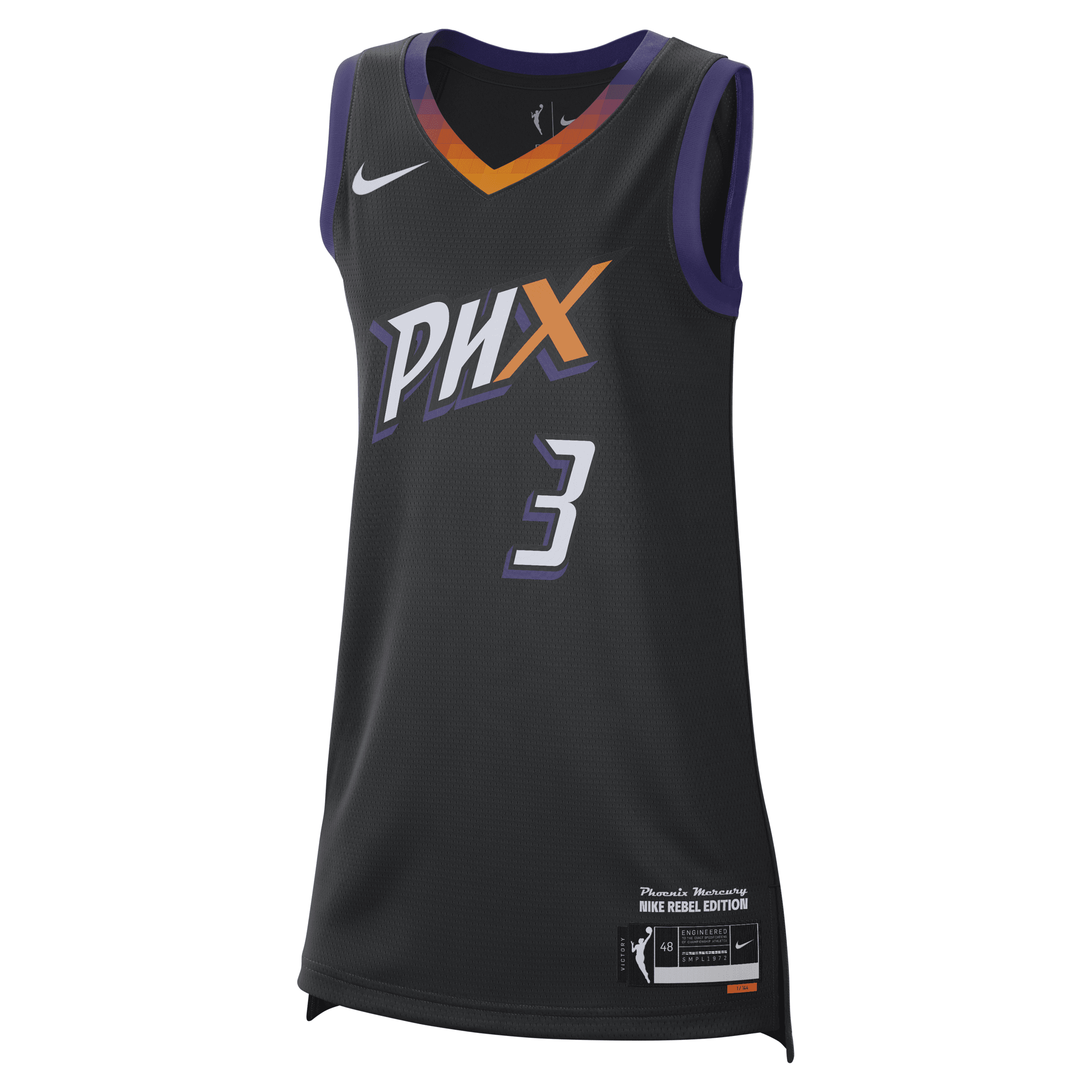Nike Diana Taurasi Phoenix Mercury 2024 Rebel Edition  Women's Dri-fit Wnba Victory Jersey In Black