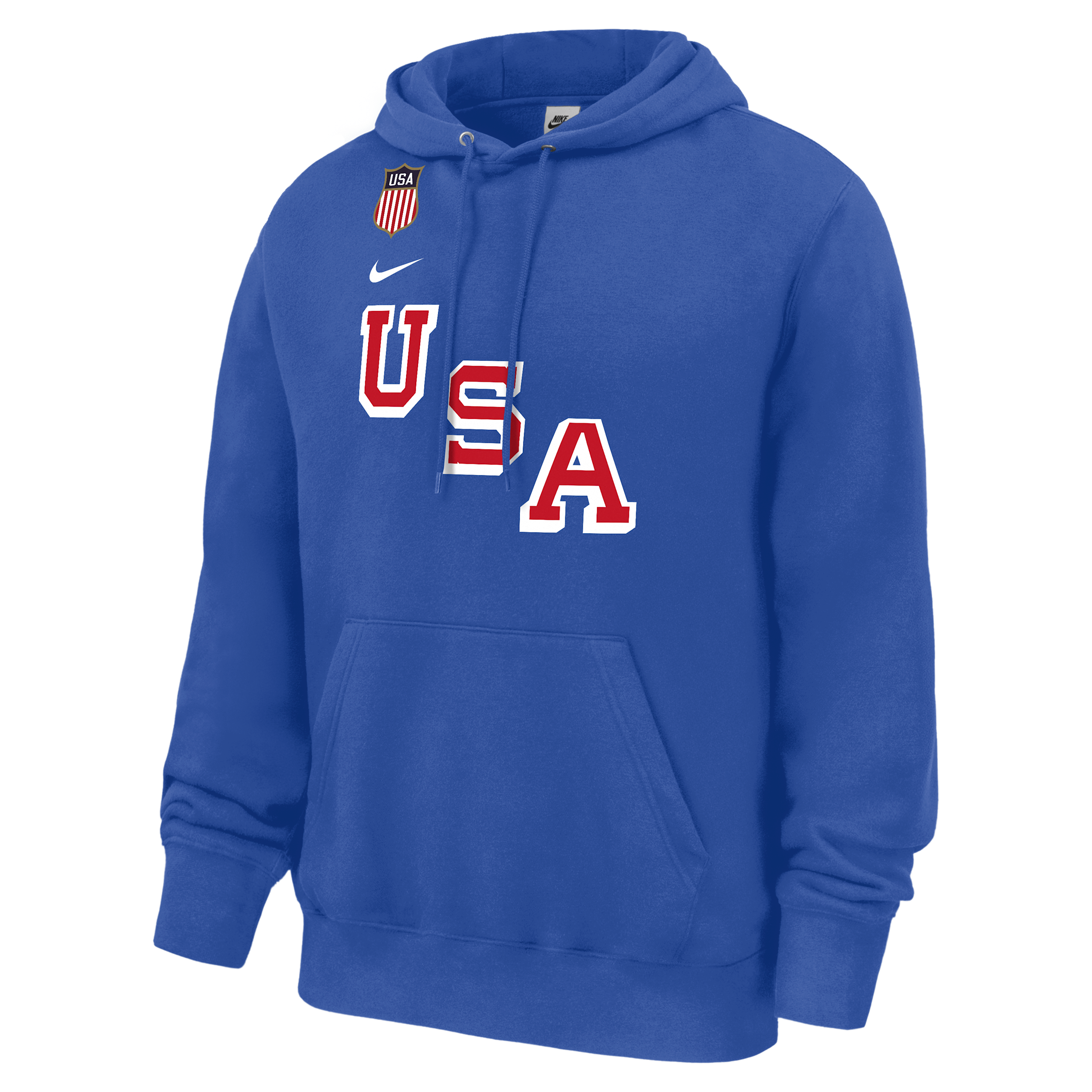 Brady Tkachuk USA Club Fleece Nike Men's Pullover Hoodie in Blue | M31777P310NBT-RYL