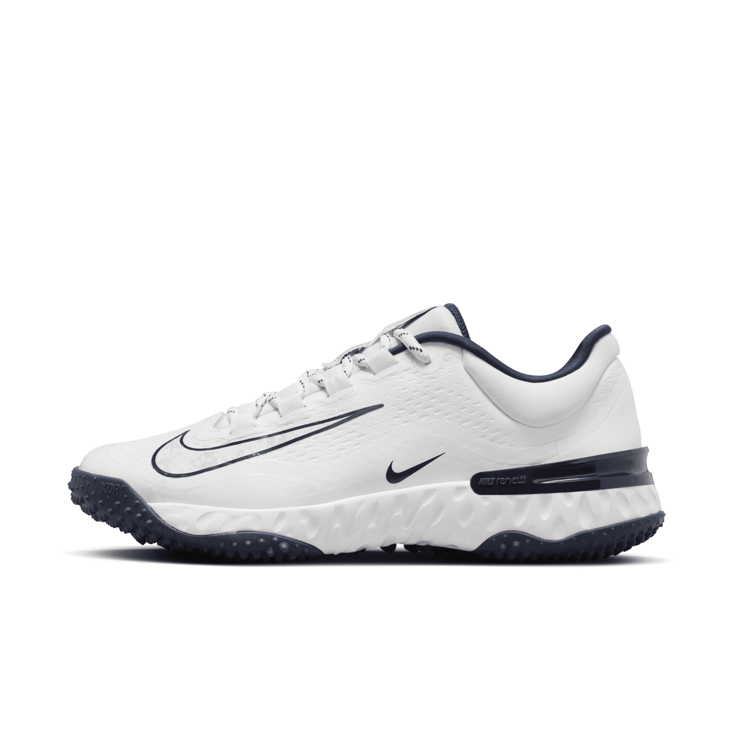 Nike Women's Alpha Huarache Elite 4 Turf Softball Shoes In White