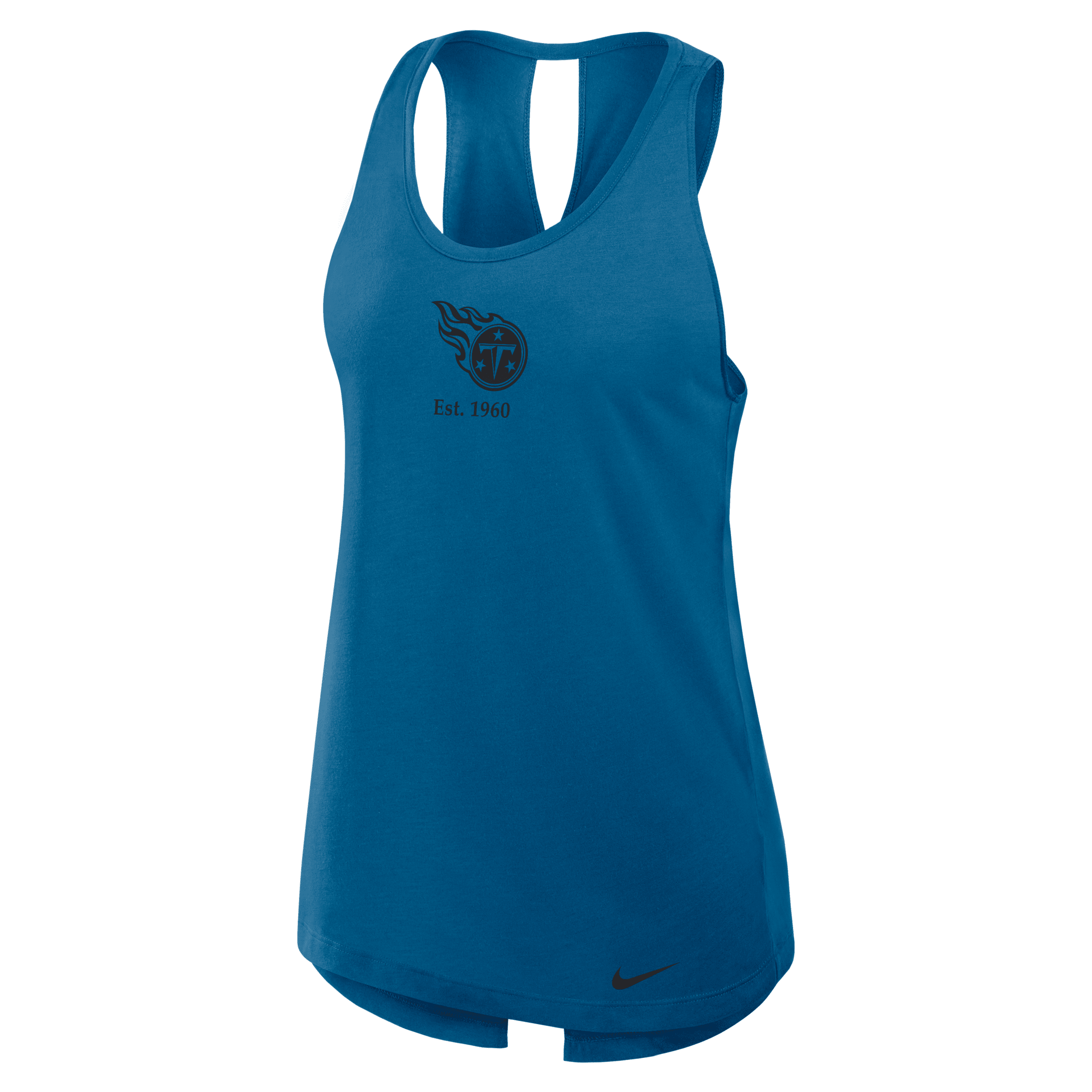 Tennessee Titans Established Nike Women's Dri-FIT NFL Tank Top in Blue | 01D543F8F-2JF