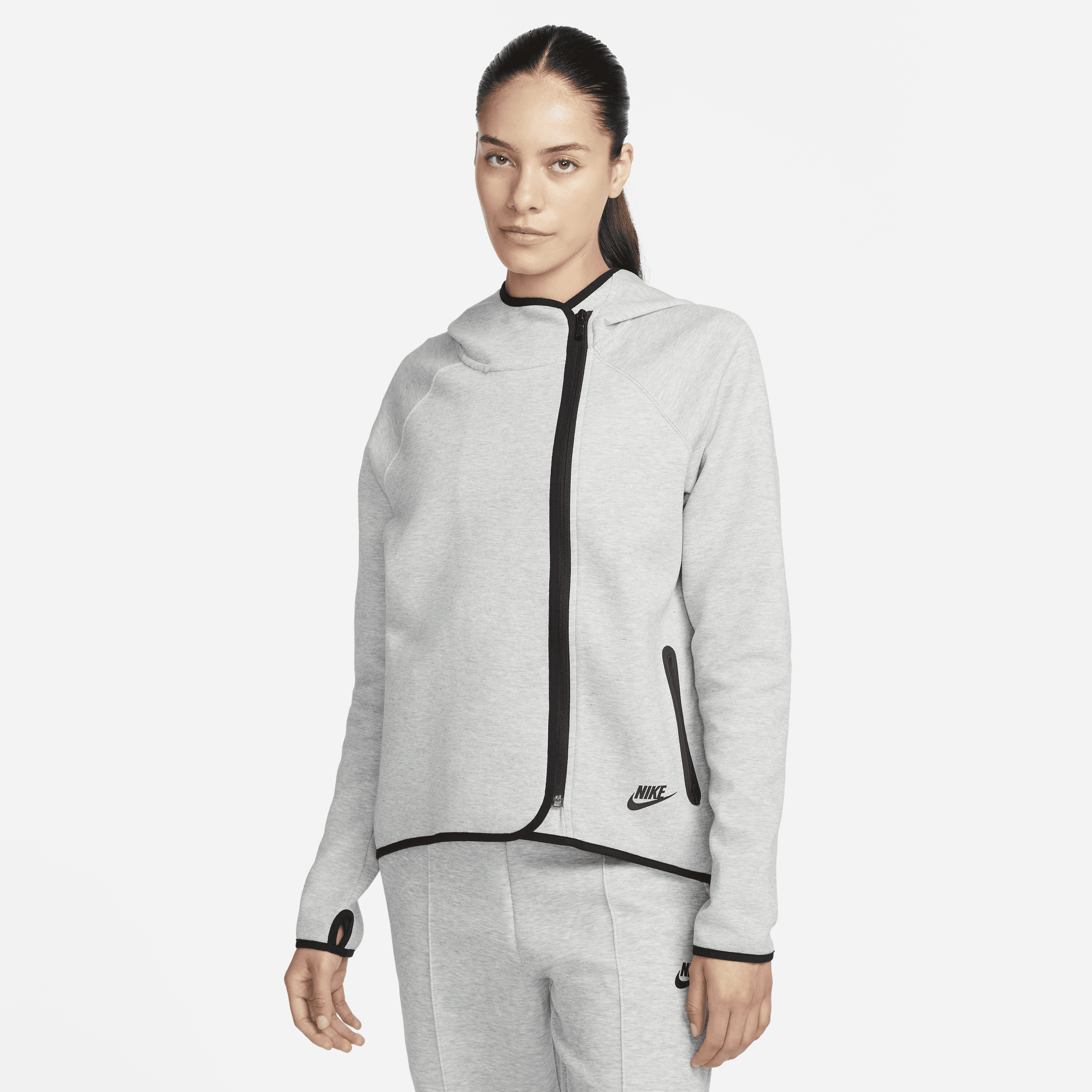 Nike Women's  Sportswear Tech Fleece Og Loose Cape In Grey