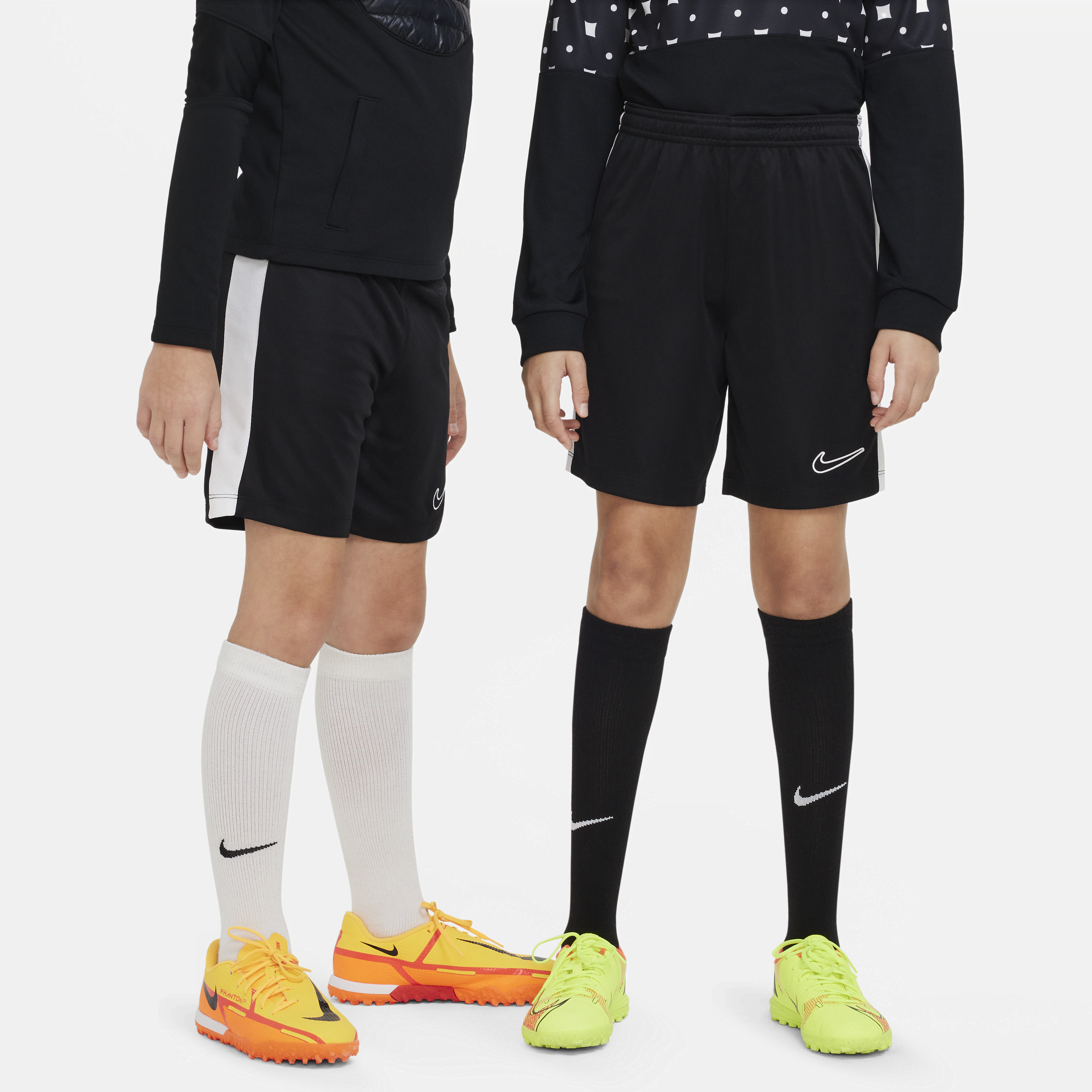 Nike Dri-fit Academy23 Kids' Soccer Shorts In Black