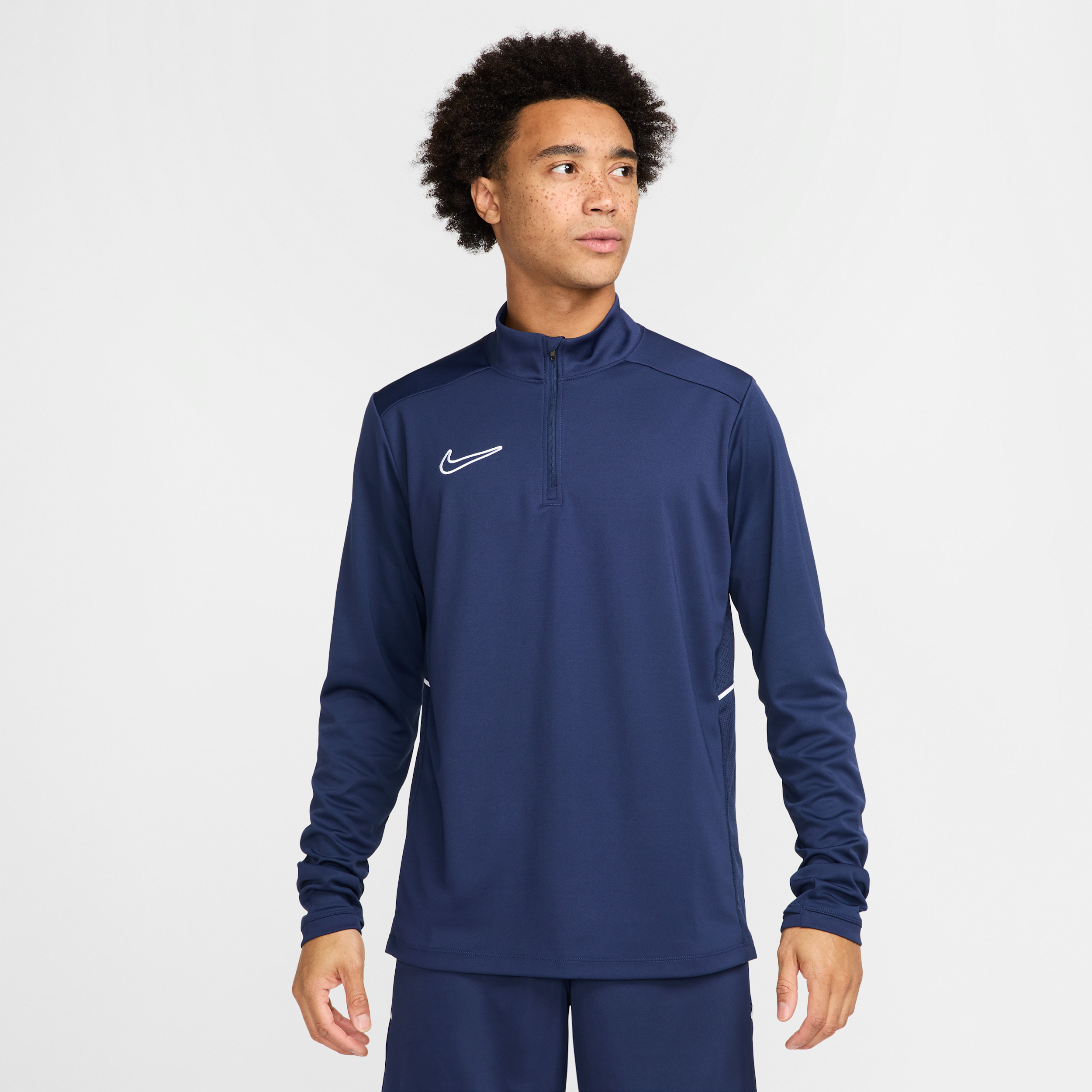 Nike Men's Academy Dri-fit Soccer Drill Top In Blue