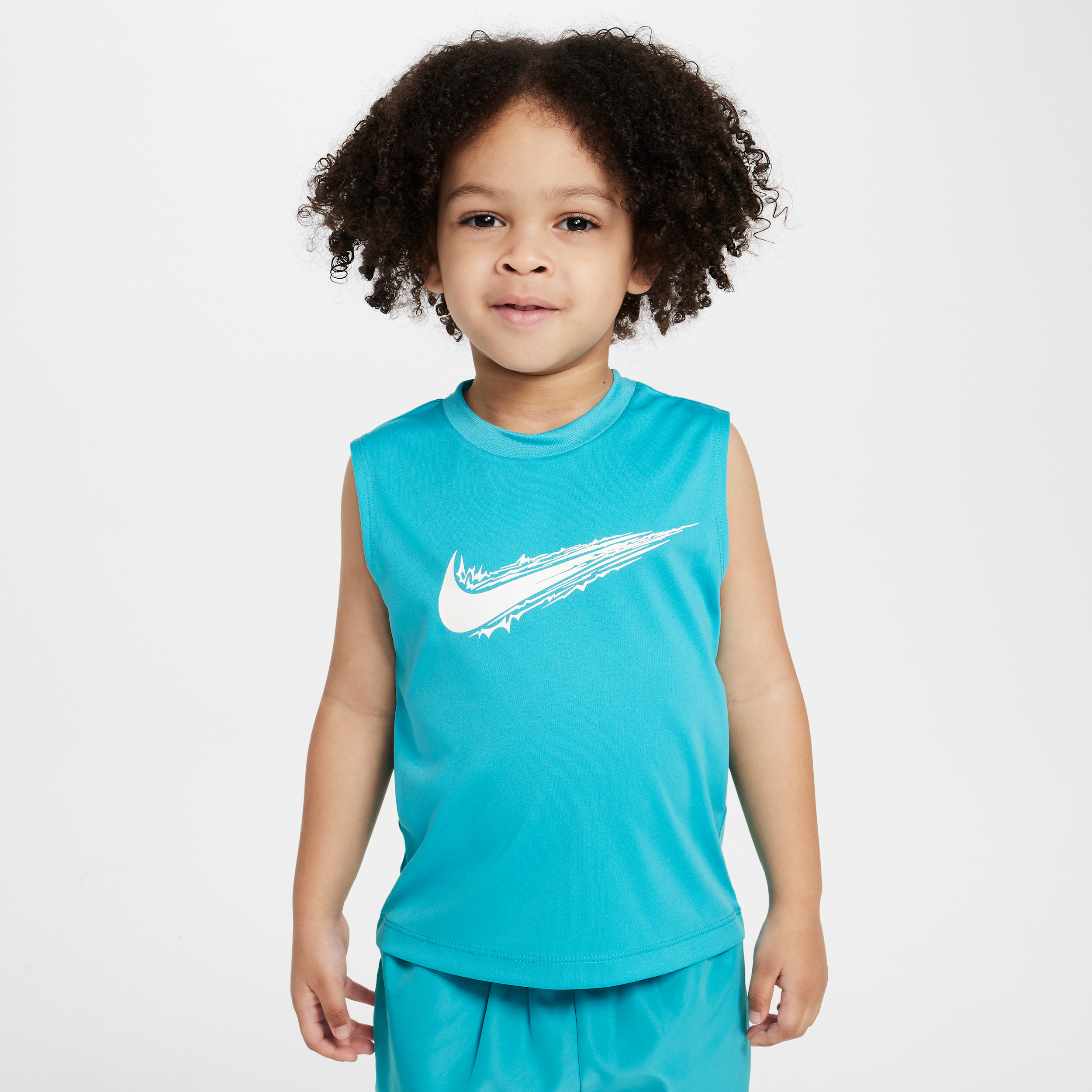 Nike Dri-fit Toddler Multi Sleeveless Top In Green