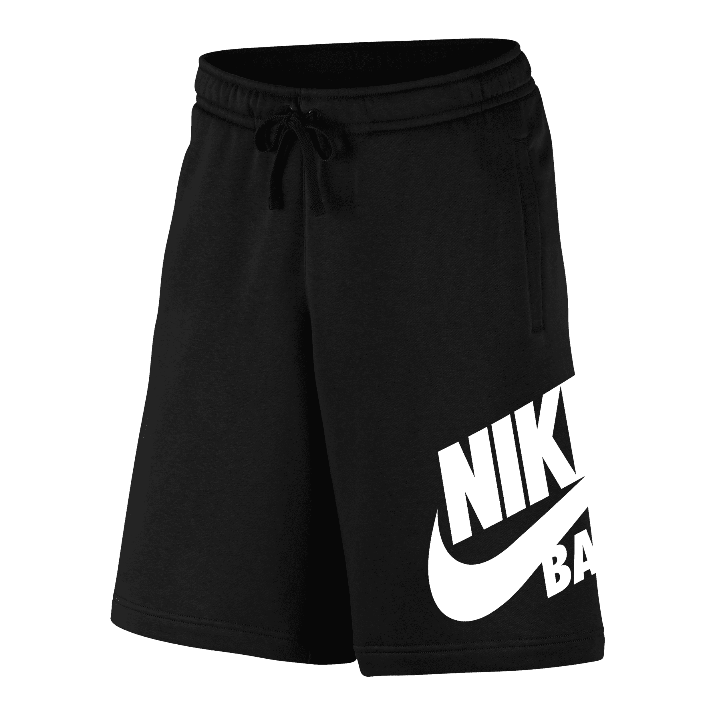 Nike Men's  Sportswear Club Fleece Baseball Shorts In Black