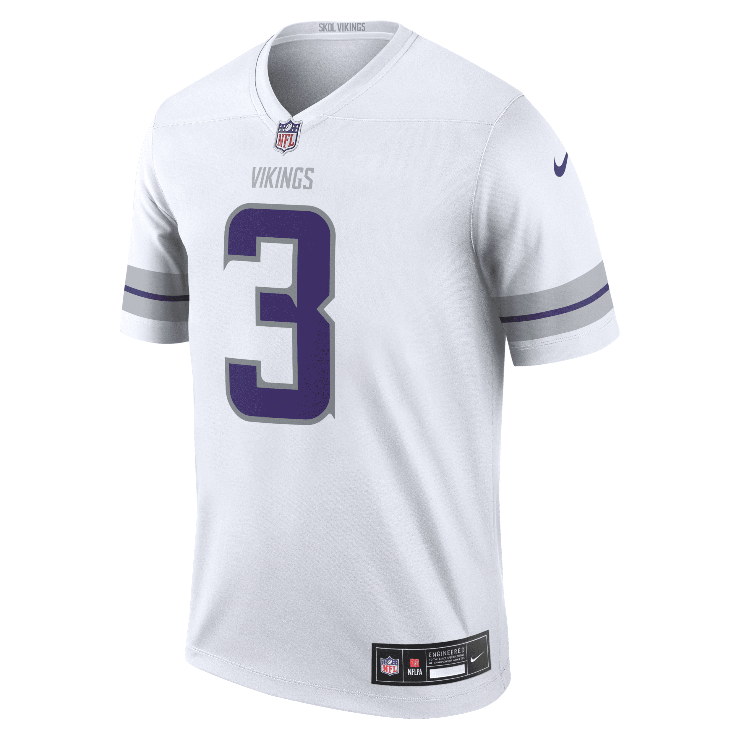 Jordan Addison Minnesota Vikings Nike Men's Dri-FIT NFL Legend Jersey in White | 94NM0BAZ9MF-01A