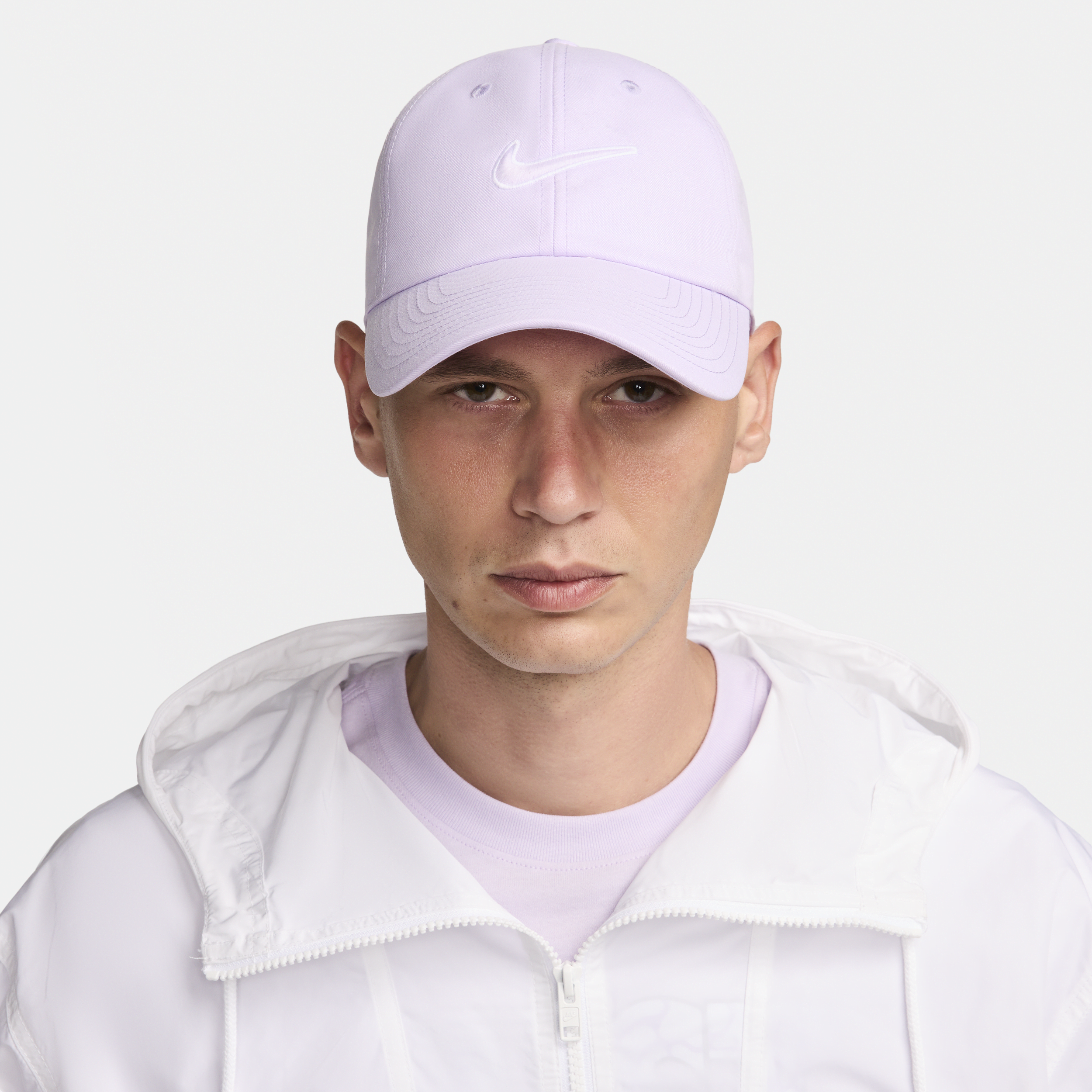 Shop Nike Unisex Club Unstructured Swoosh Cap In Purple