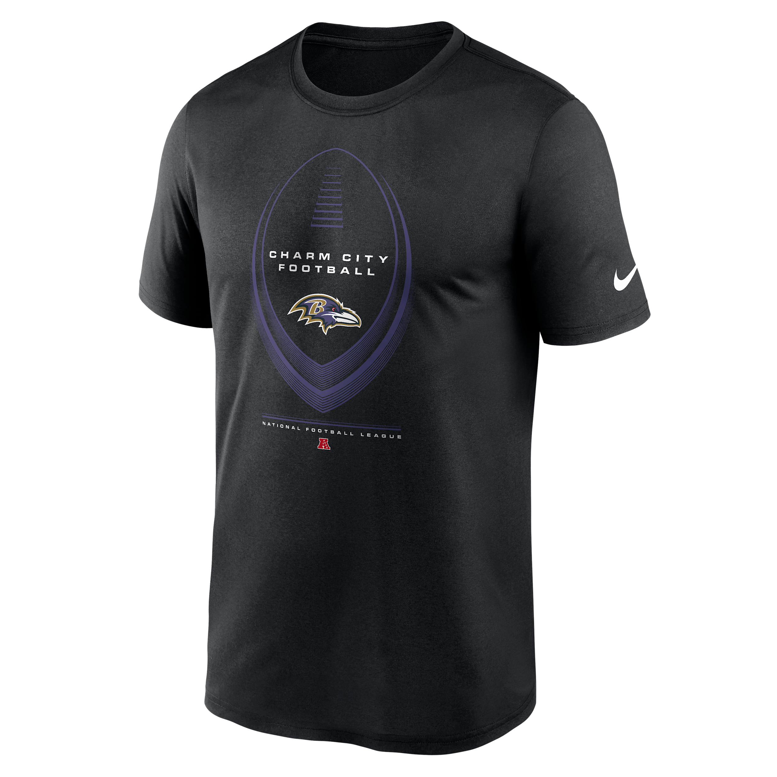 Baltimore Ravens Legend Icon Nike Men's Dri-FIT NFL T-Shirt in Black | NKGK00A8G-NDB