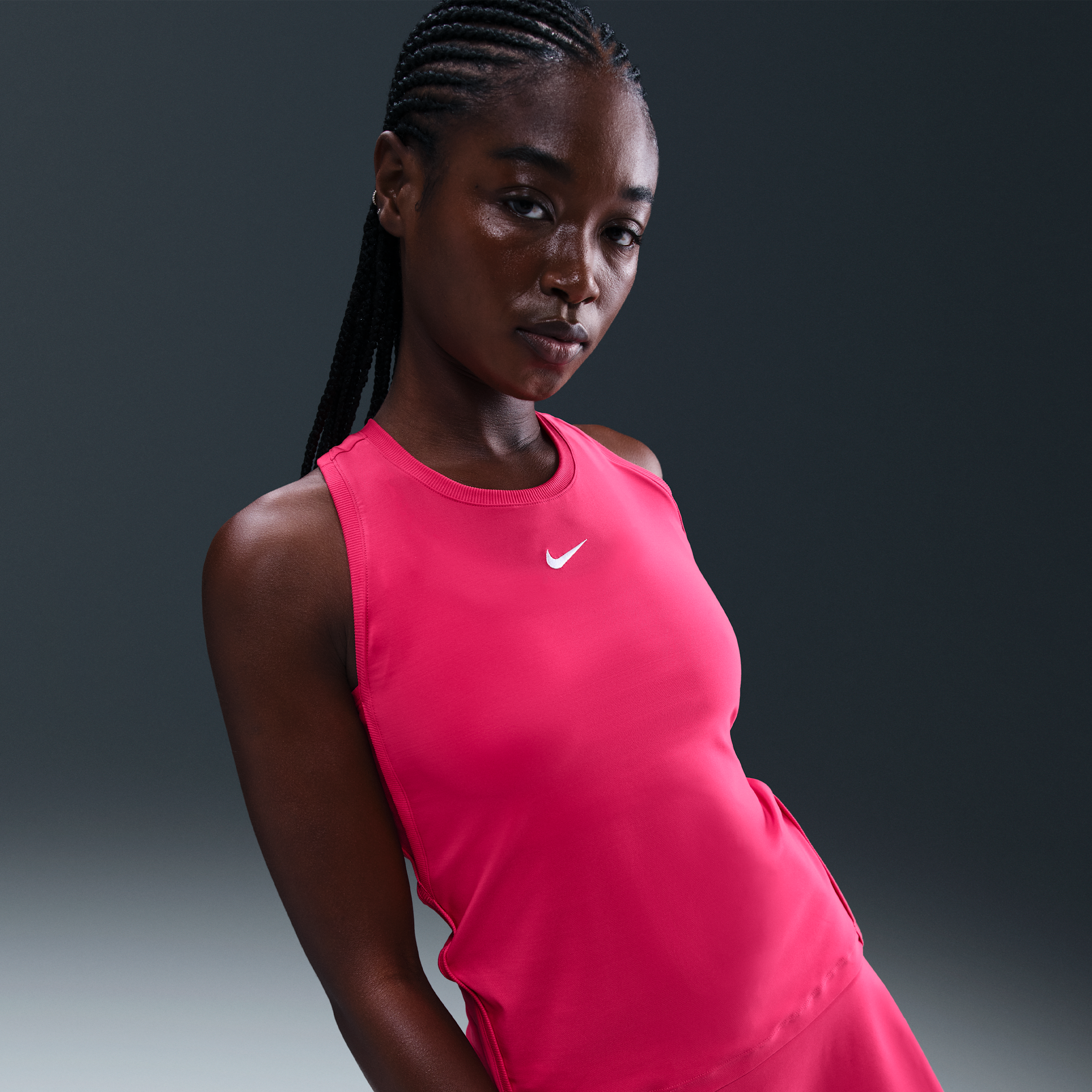 Nike Women's Victory Dri-fit Tennis Tank Top In Pink