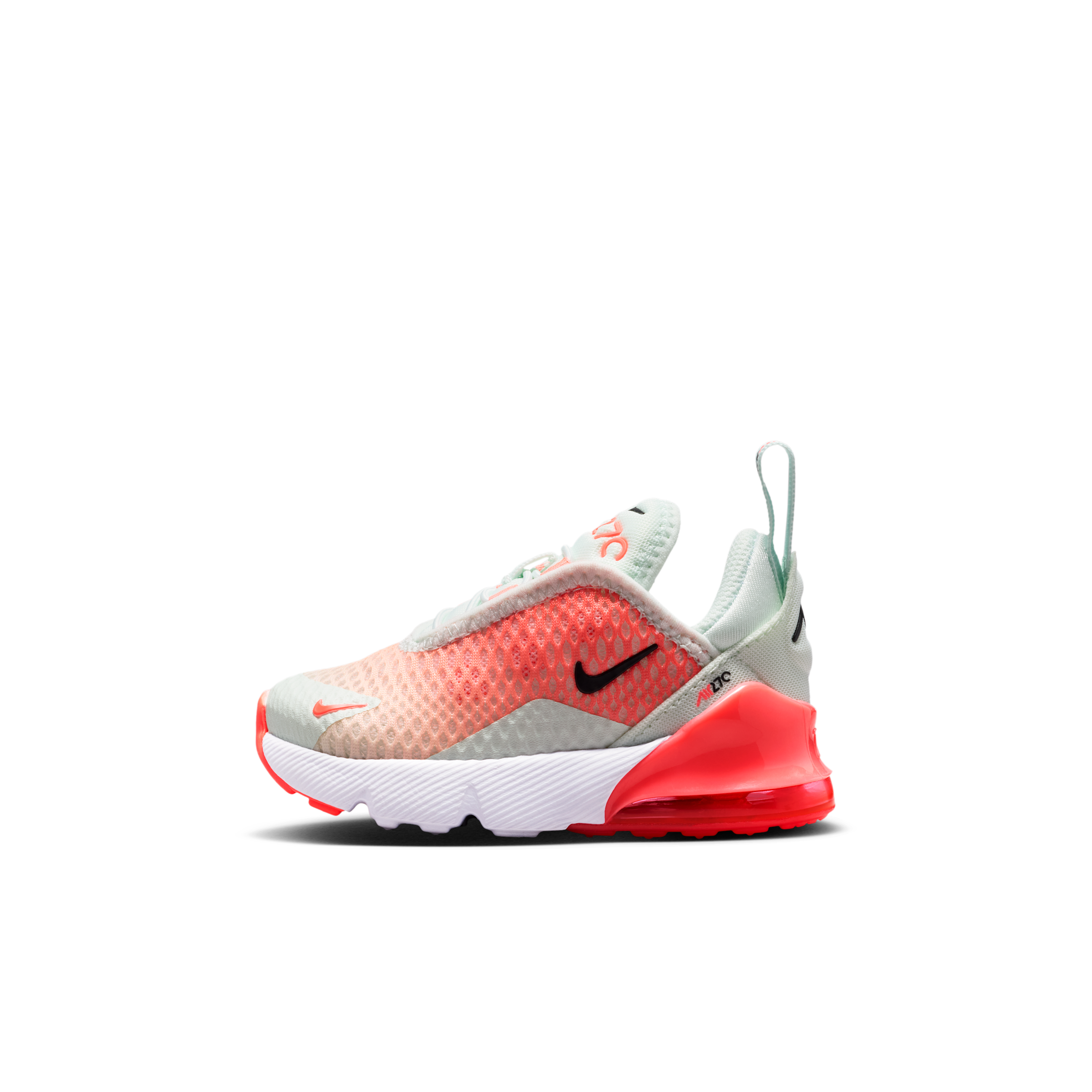 Girls Nike Air Max 270 RT - Girls' Toddler Shoes Barely Green/Black/Hot Lava Size 07.0