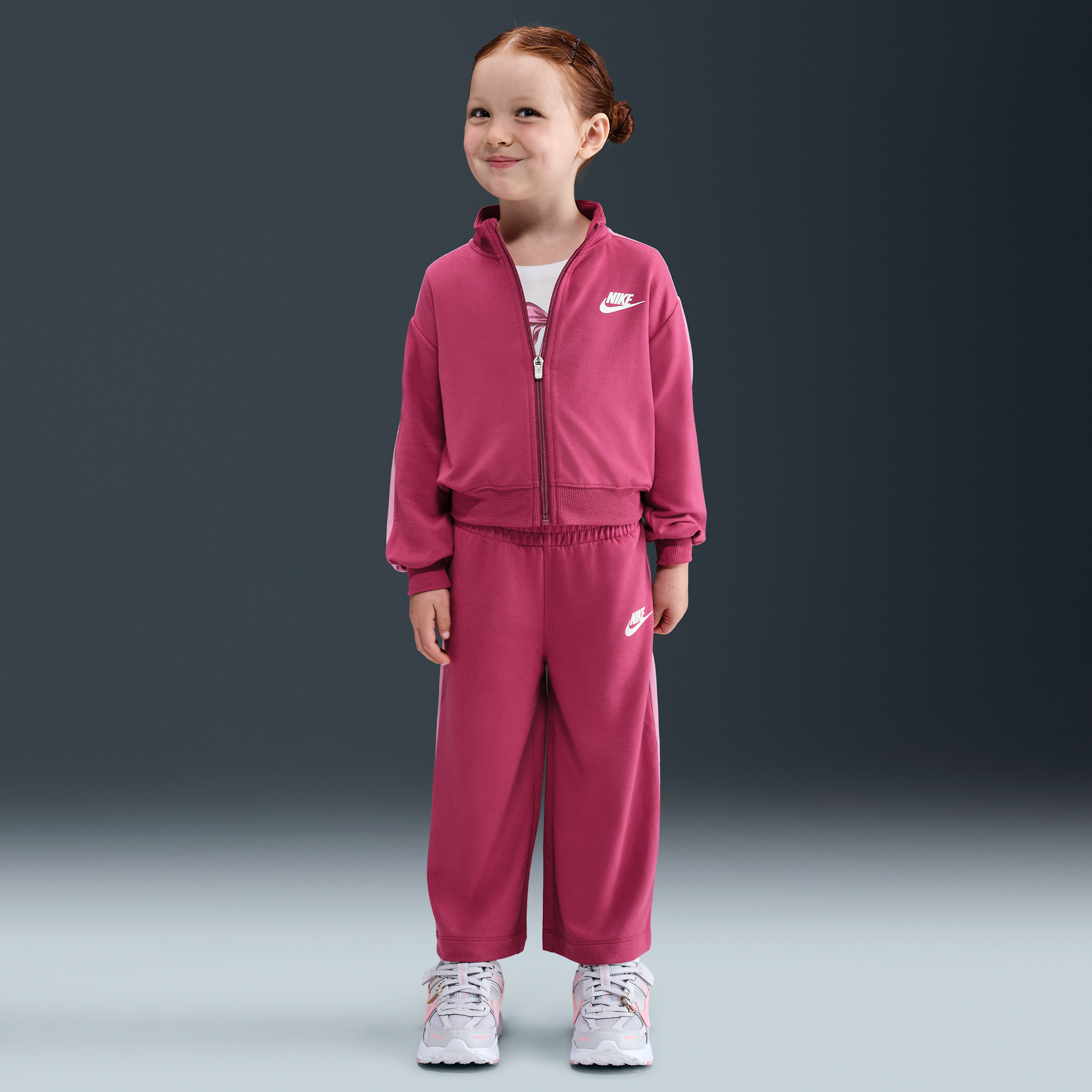 Nike Toddler 2-Piece Floral Track Set in Red 26N142-ADZ 40$