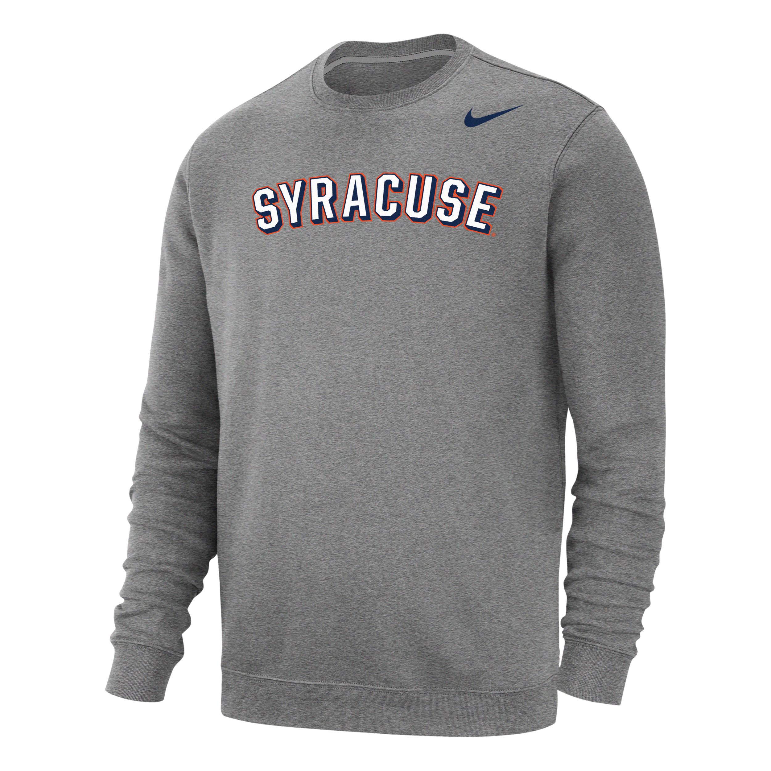 Nike Syracuse Club Fleece  Men's College Sweatshirt In Grey