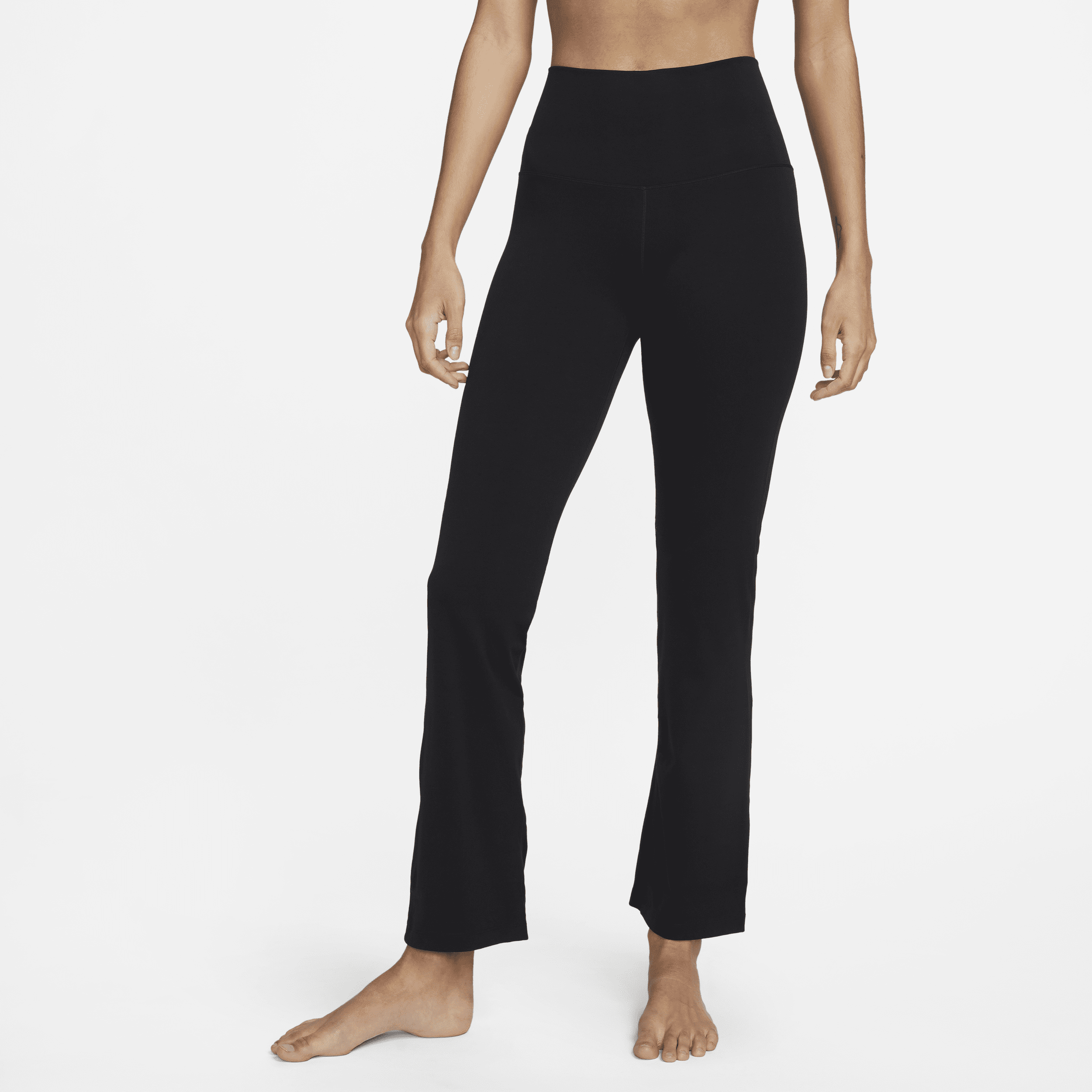 Shop Nike Women's  Yoga Dri-fit Luxe Flared Pants In Black