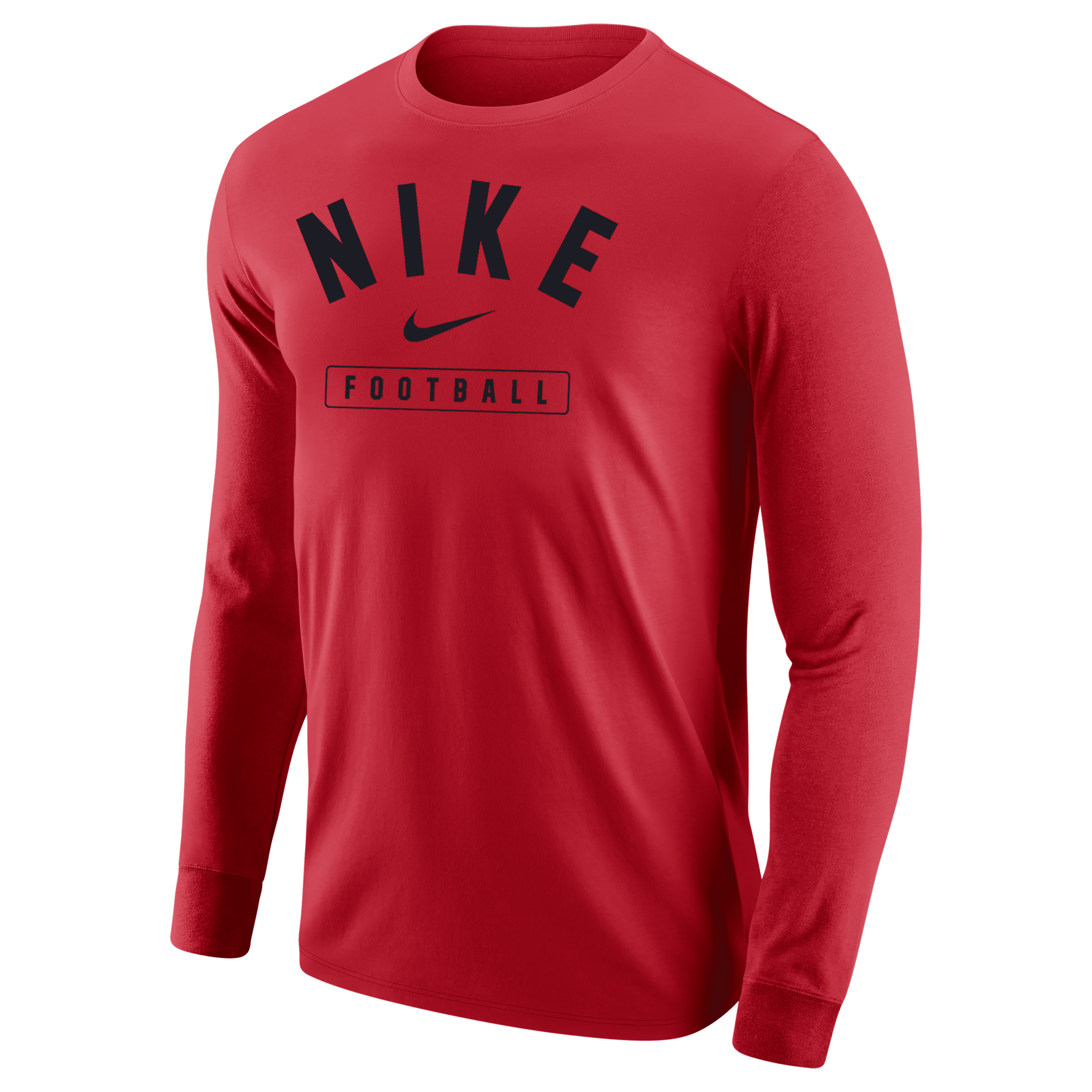 Nike Men's Football Long-sleeve T-shirt In Red
