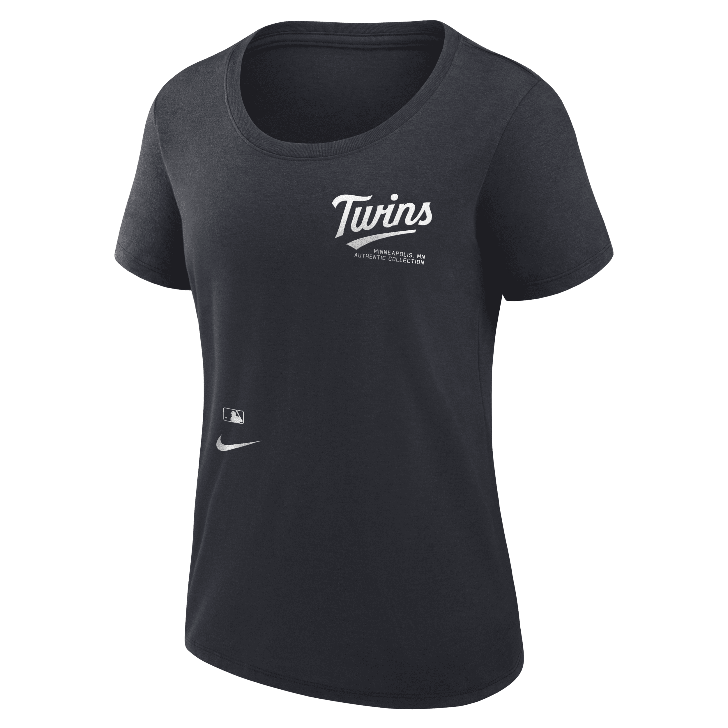 Shop Nike Minnesota Twins Authentic Collection Early Work  Women's Dri-fit Mlb T-shirt In Blue