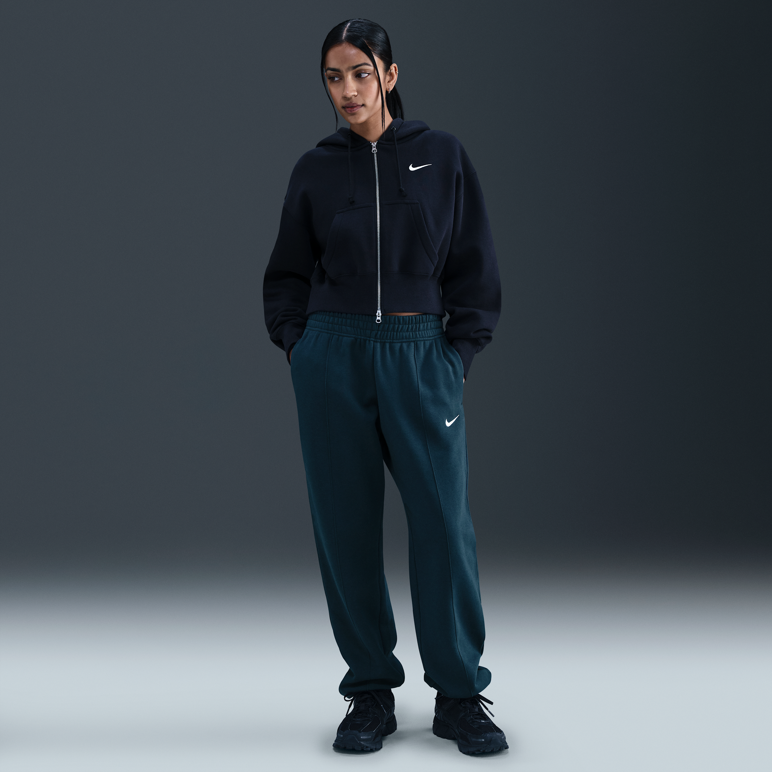 Nike Women's  Sportswear Essential Collection Fleece Pants In Blue