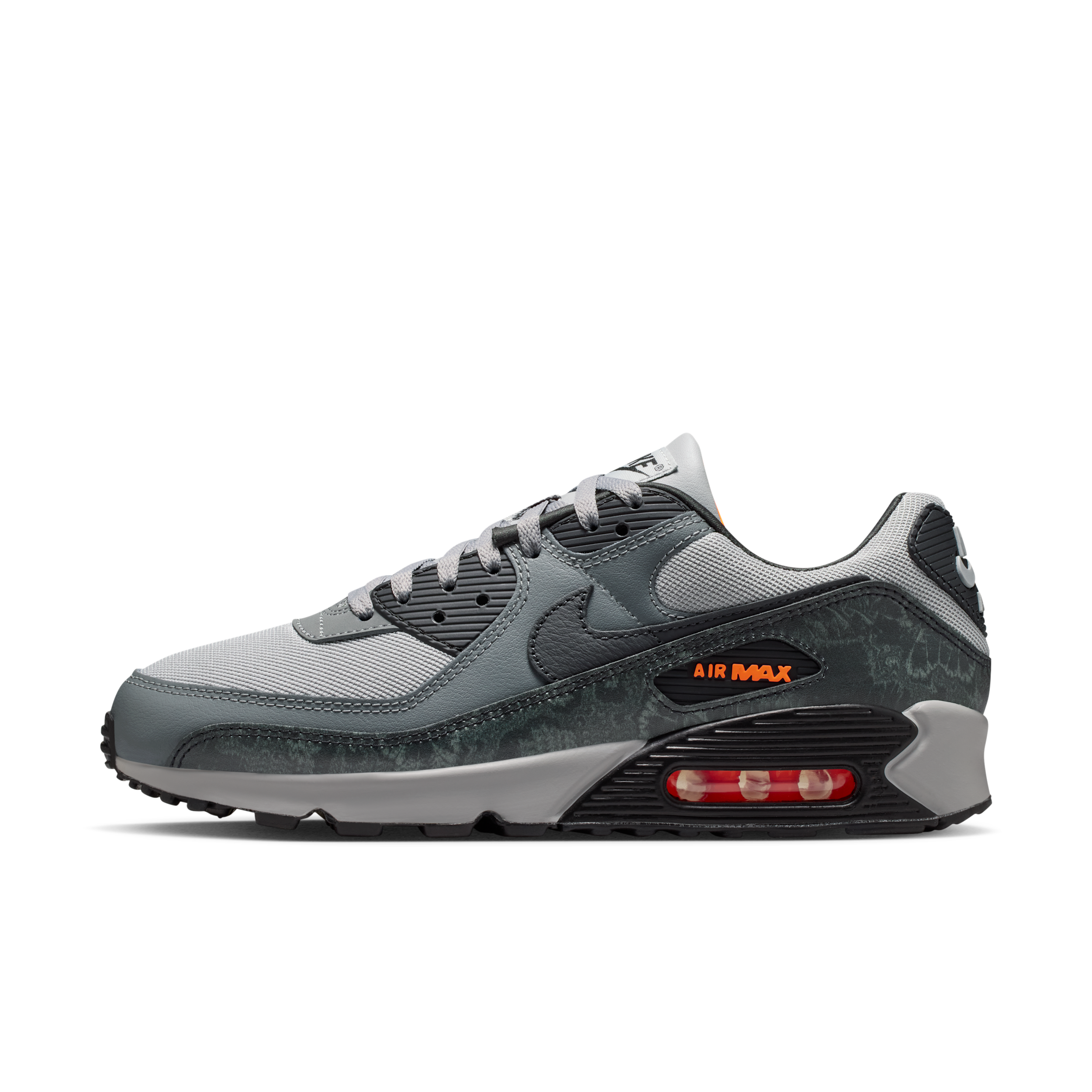 Nike Mens Air Max 90 Premium - Running Shoes - Multi / Black Size 10.0
