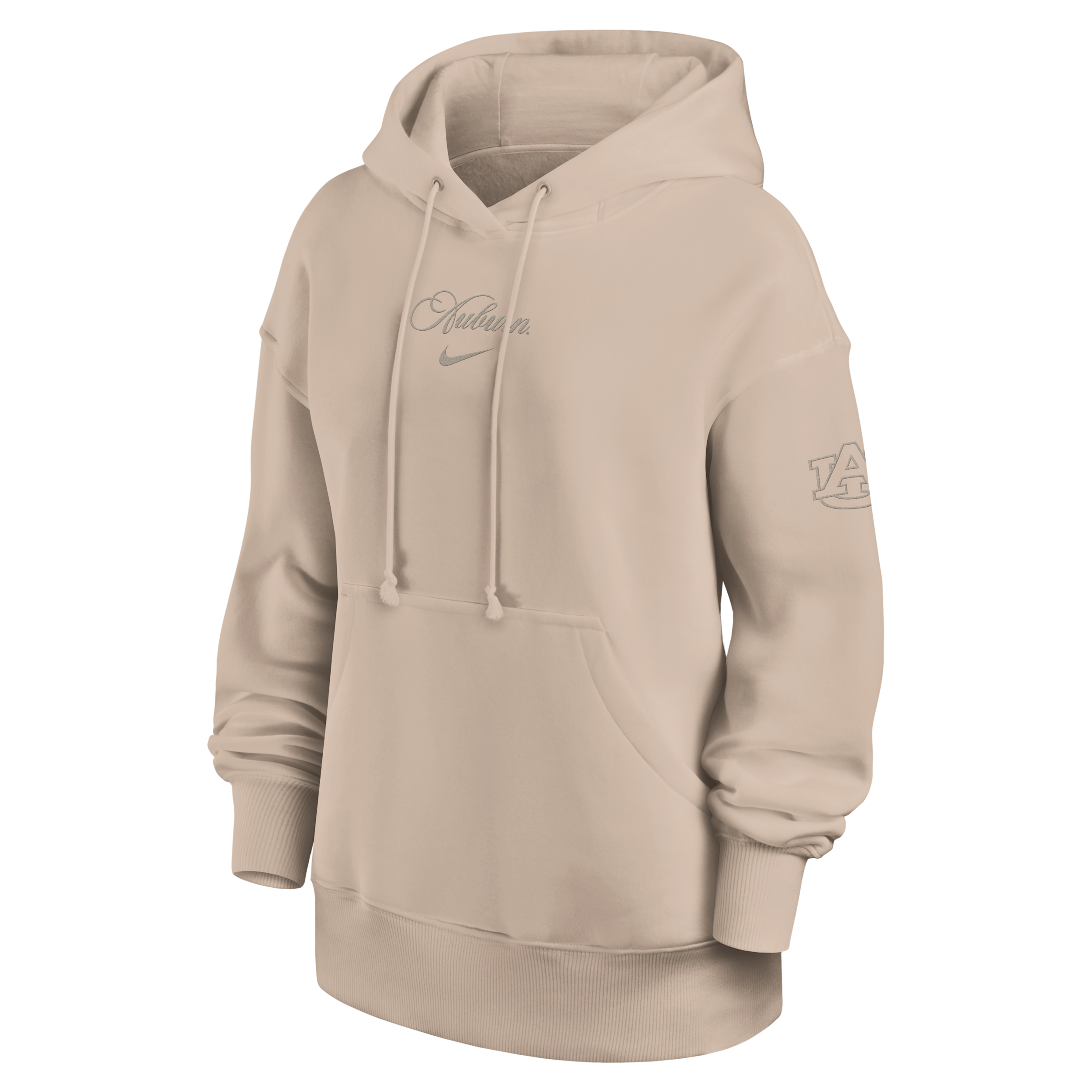 Auburn Neutral Stance Collection Phoenix Nike Women's College Oversized Pullover Hoodie in Brown | 01N505YAUN-7CZ