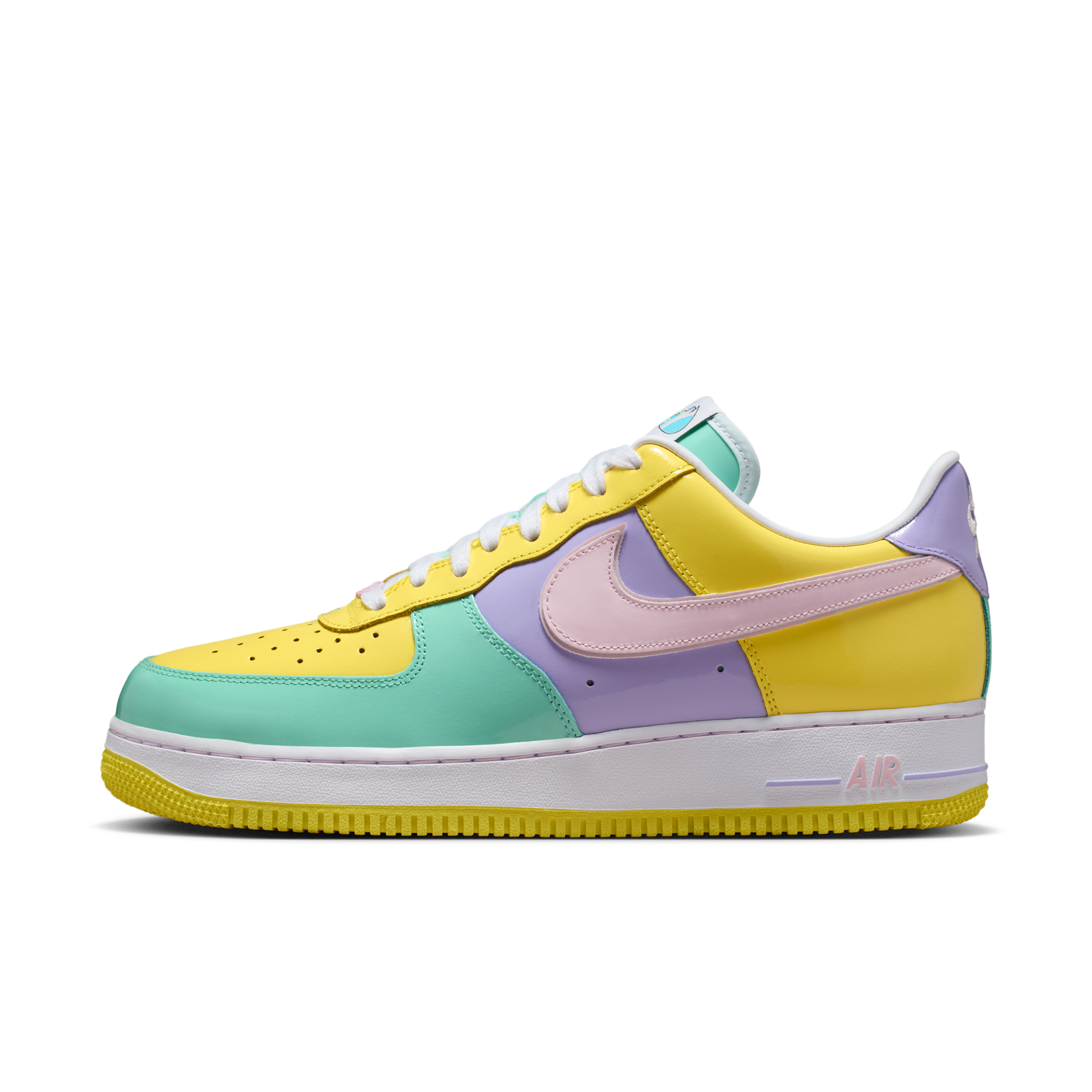 Nike Men's Air Force 1 '07 "Easter" Shoes in Yellow | IQ9706-701
