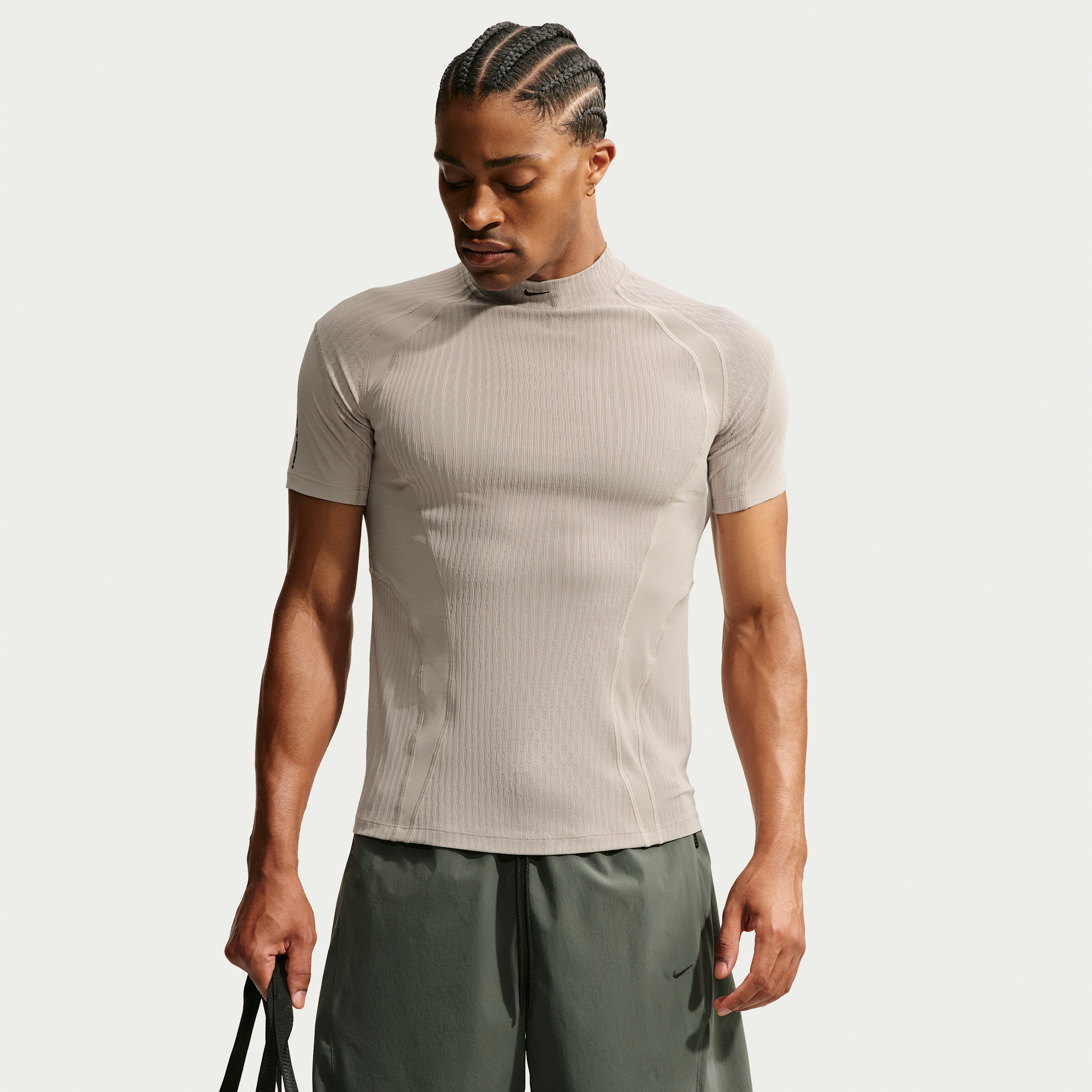 Nike Men's Tech Dri-FIT ADV Short-Sleeve Top in Grey | IM5729-009