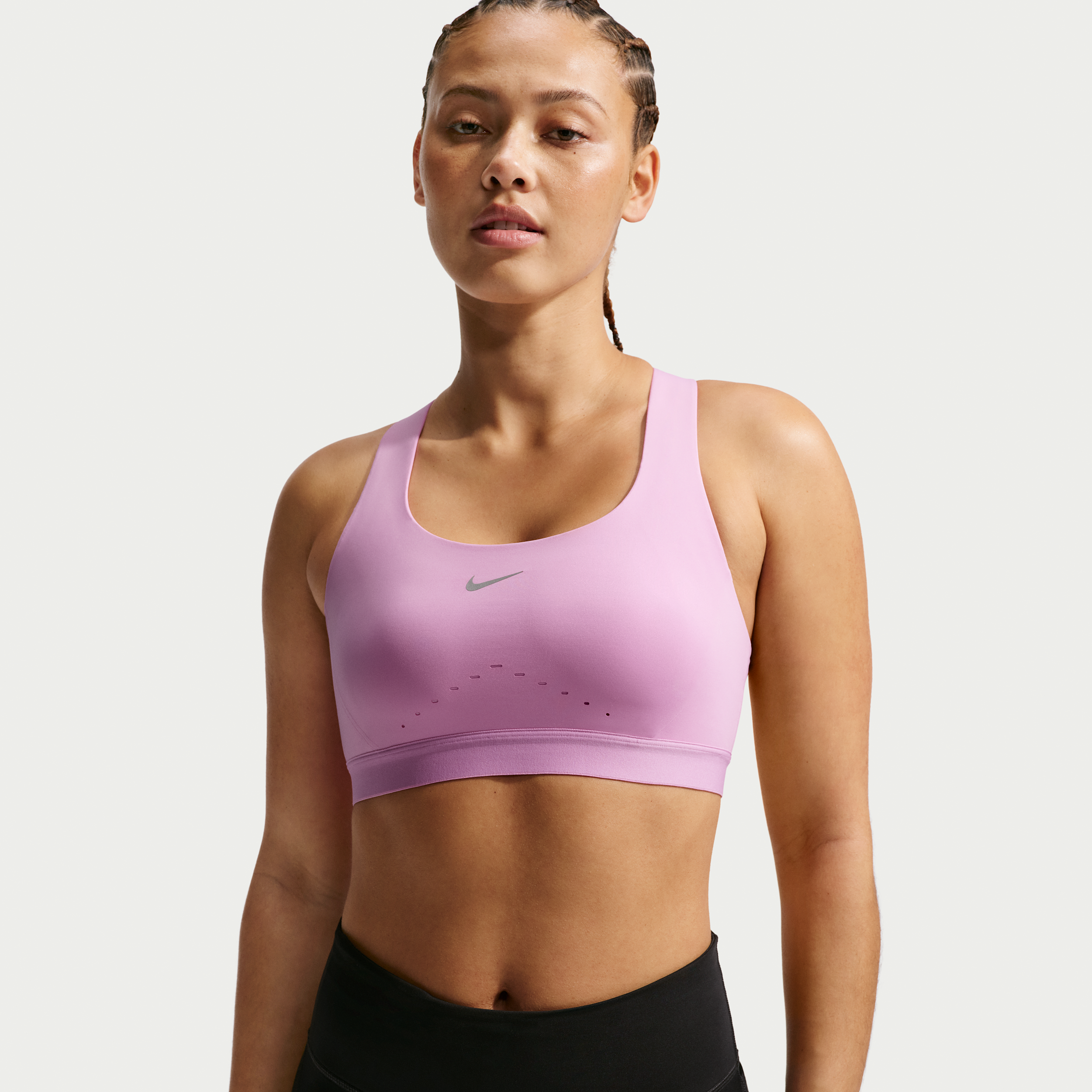 Nike Women's Swift High-Support Lightly Lined Sports Bra in Purple | HM5220-503
