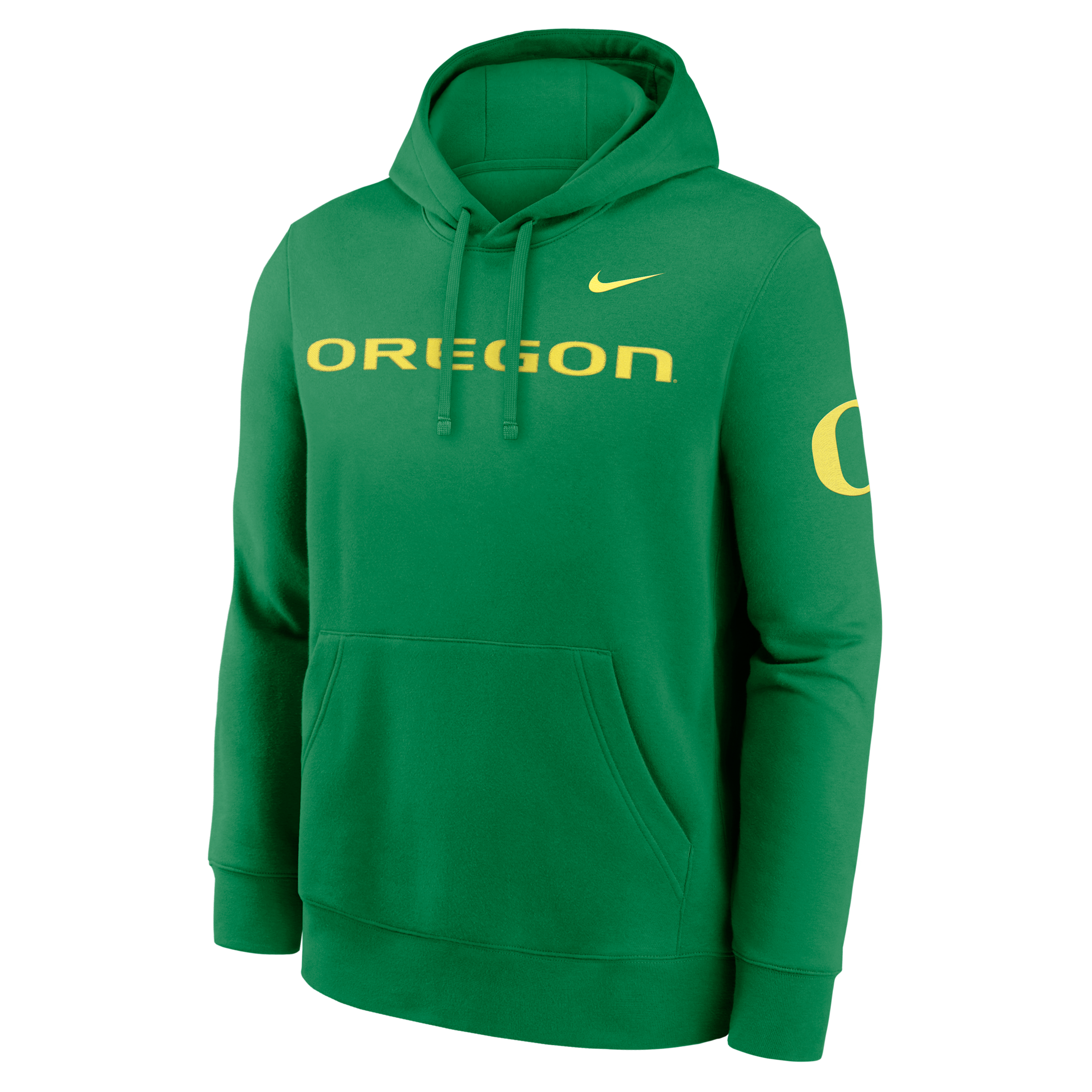 Oregon Sideline Club Nike Men's College Pullover Hoodie in Green | MKDK30DUON-TVV