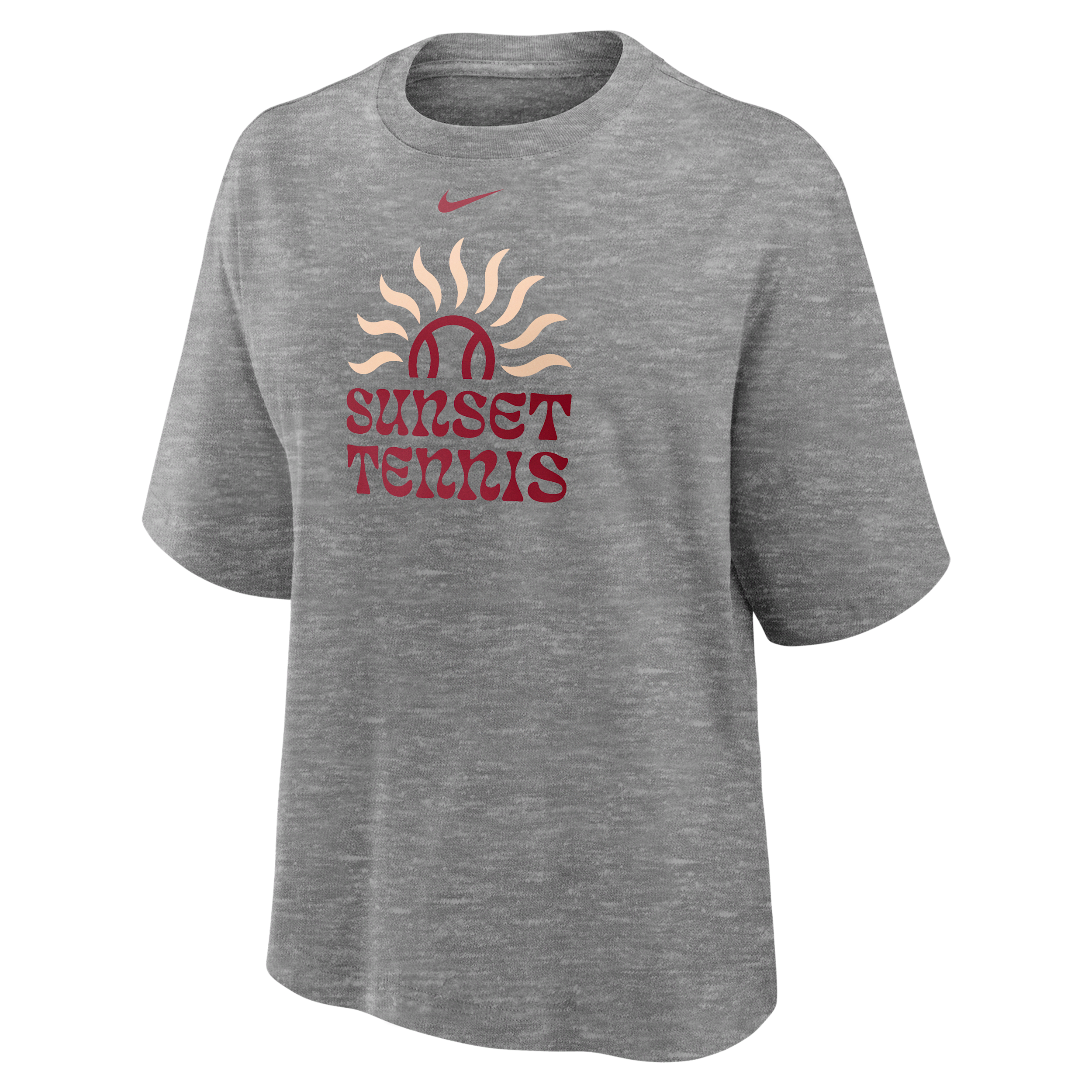Nike Women's Tennis Boxy T-shirt In Grey