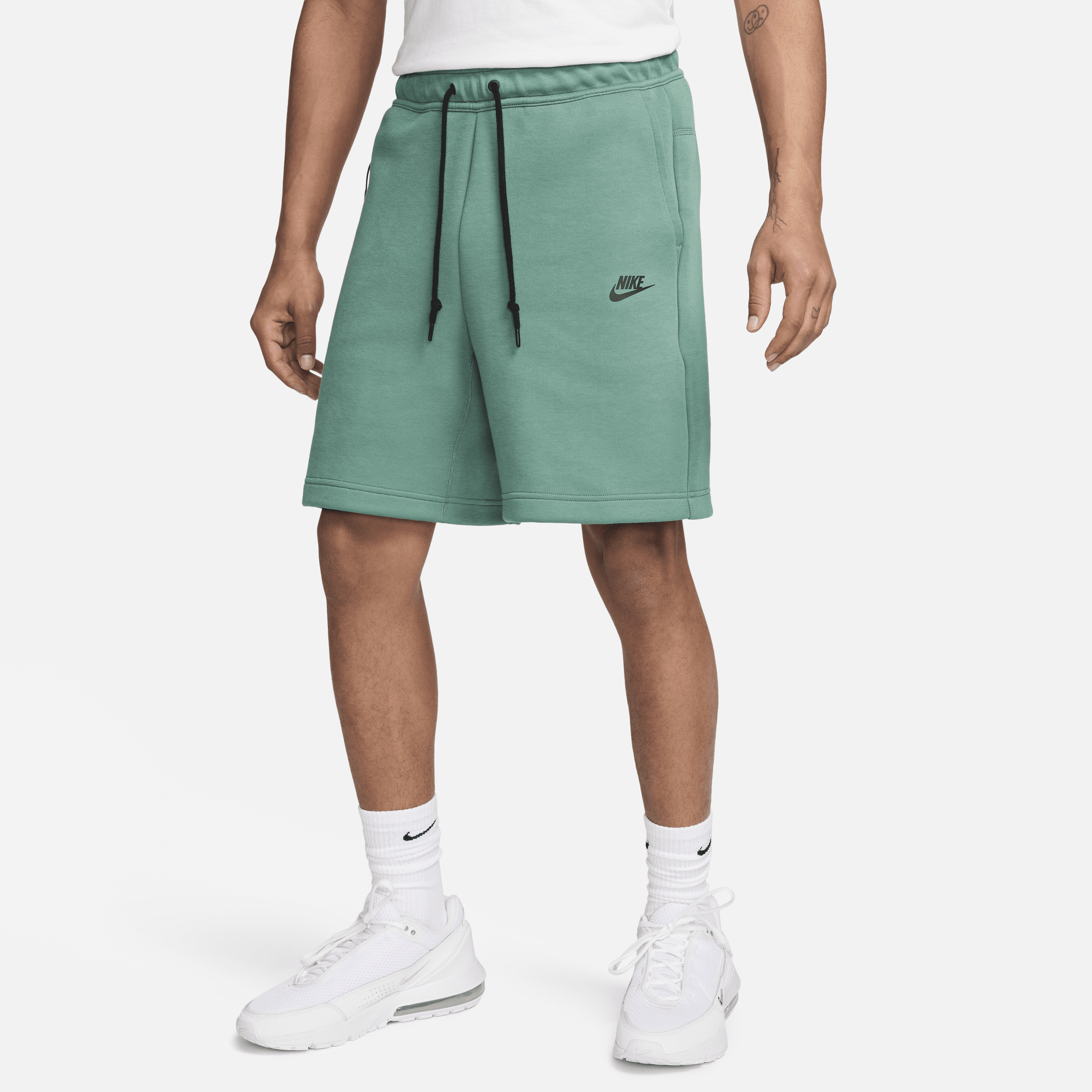 Shop Nike Men's  Sportswear Tech Fleece Shorts In Green