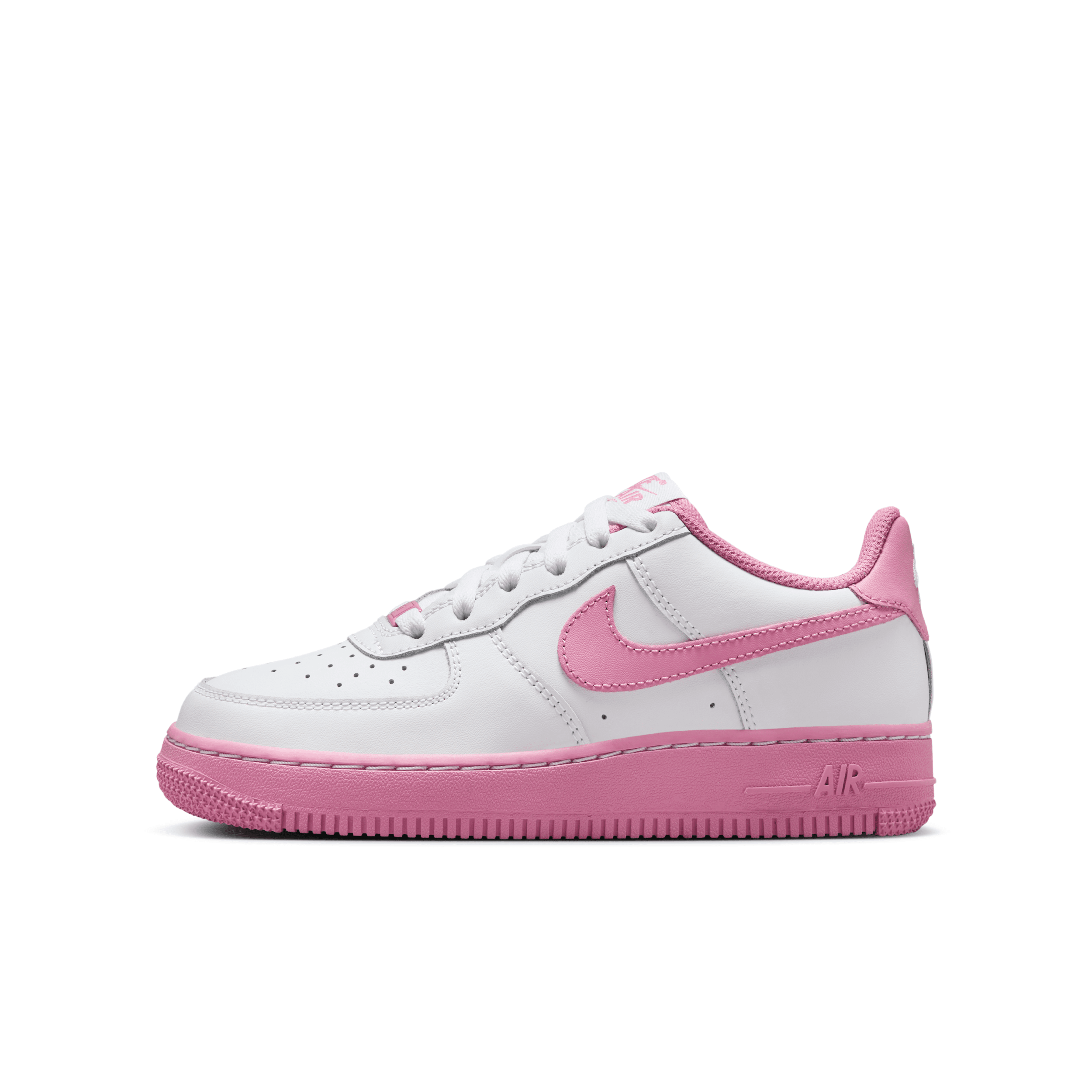 Nike Air Force 1 Big Kids' Shoes In White