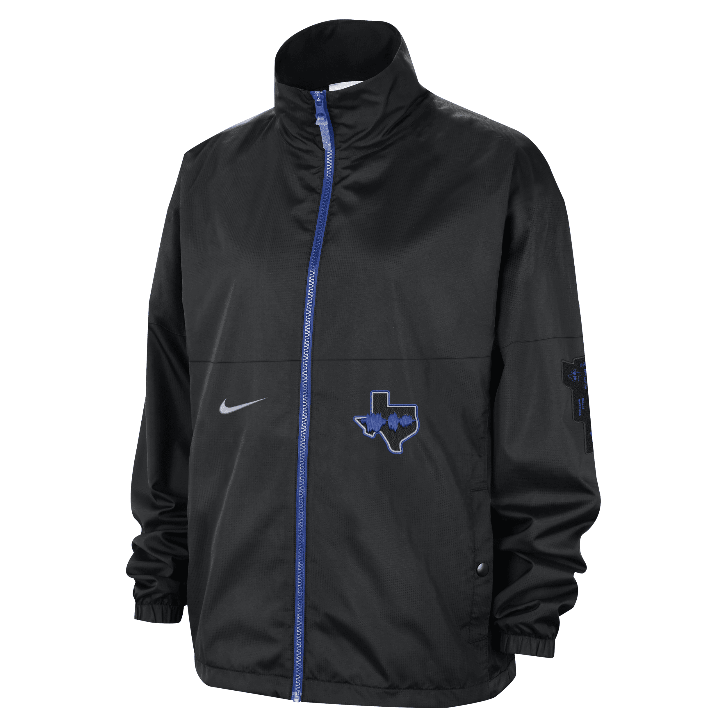 Nike Dallas Mavericks Starting 5 2023/24 City Edition  Men's Nba Courtside Jacket In Black