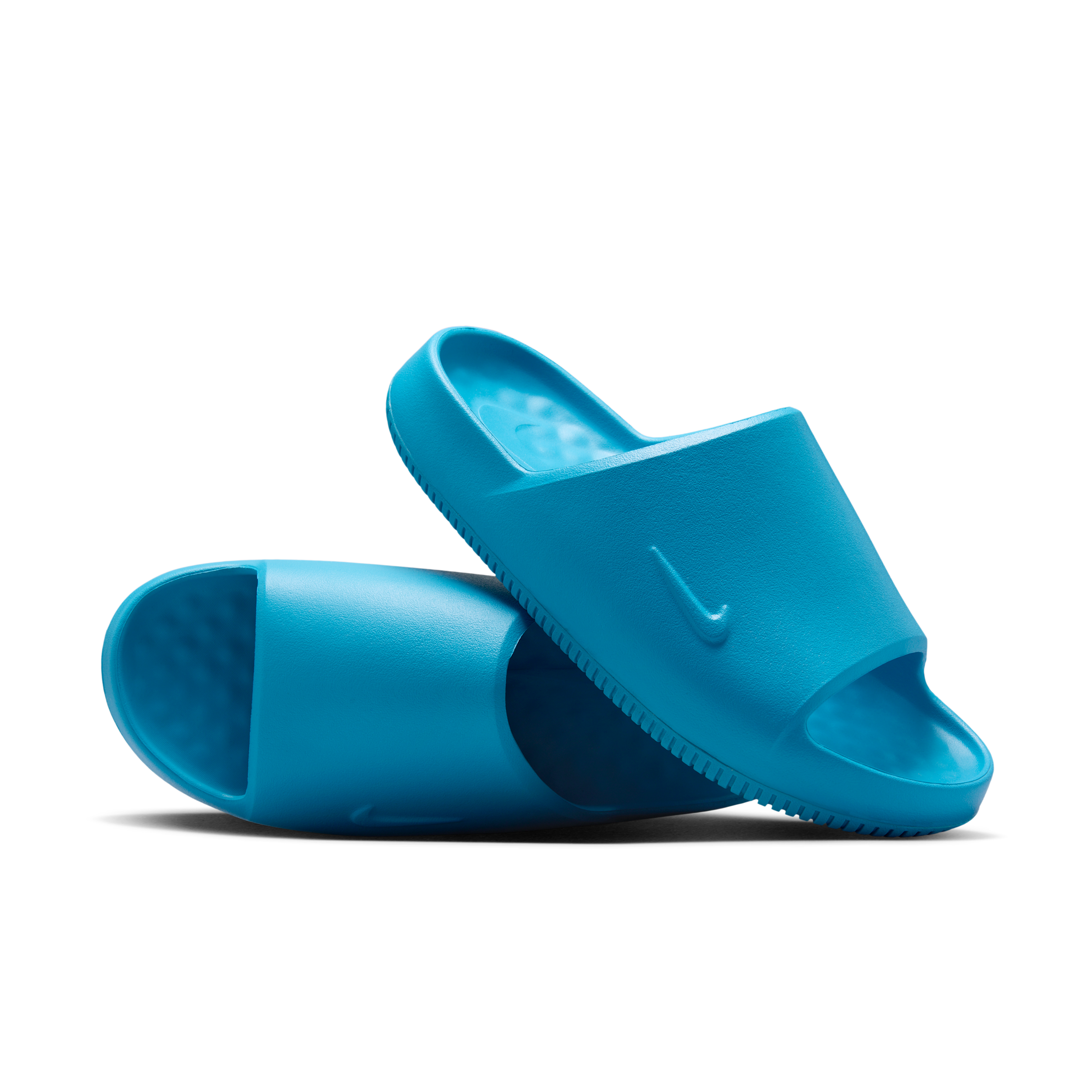 Nike Men's Calm 2.0 Slides, Size 6, Lt Current Blue