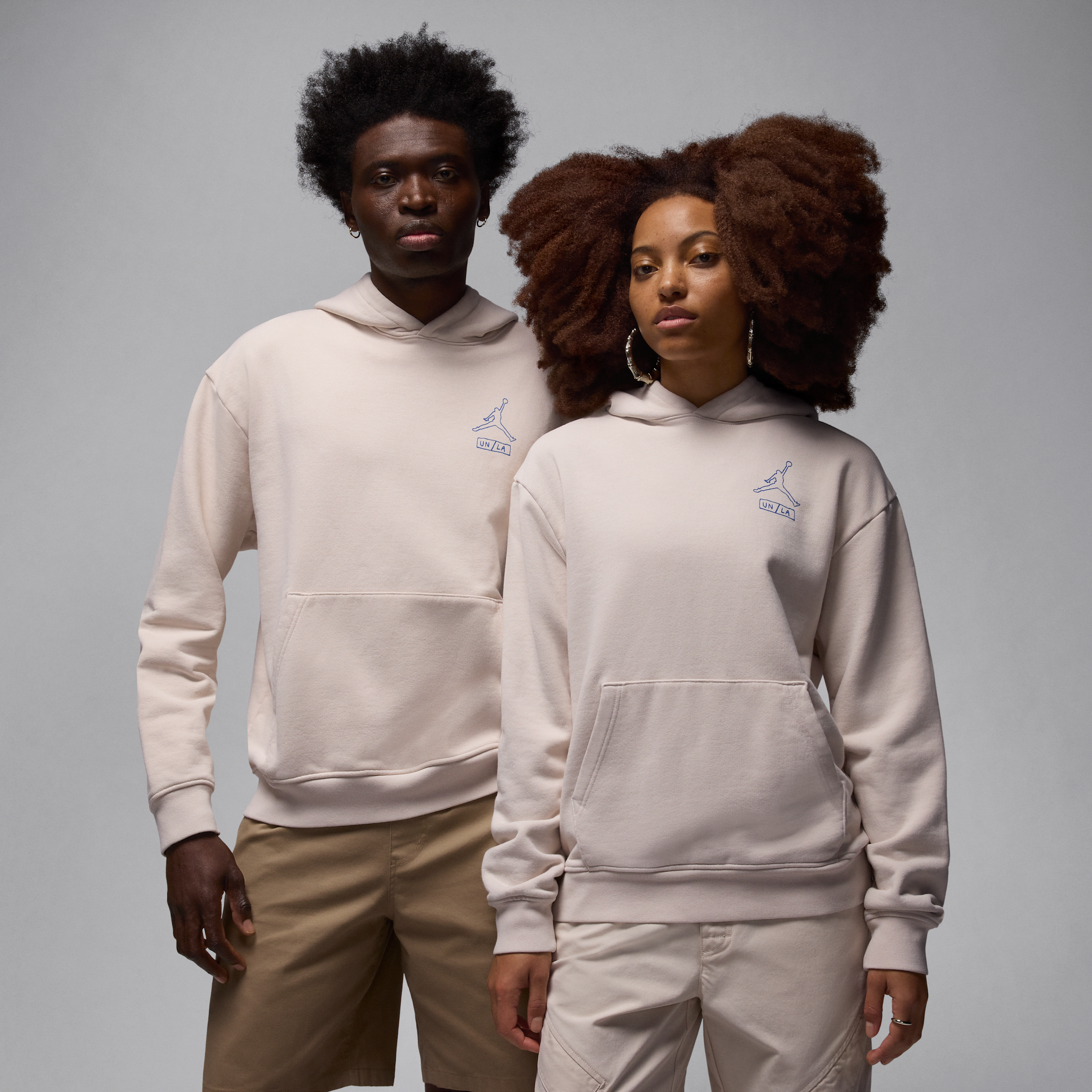 Jordan Men's X Union La Fleece Hoodie In Brown