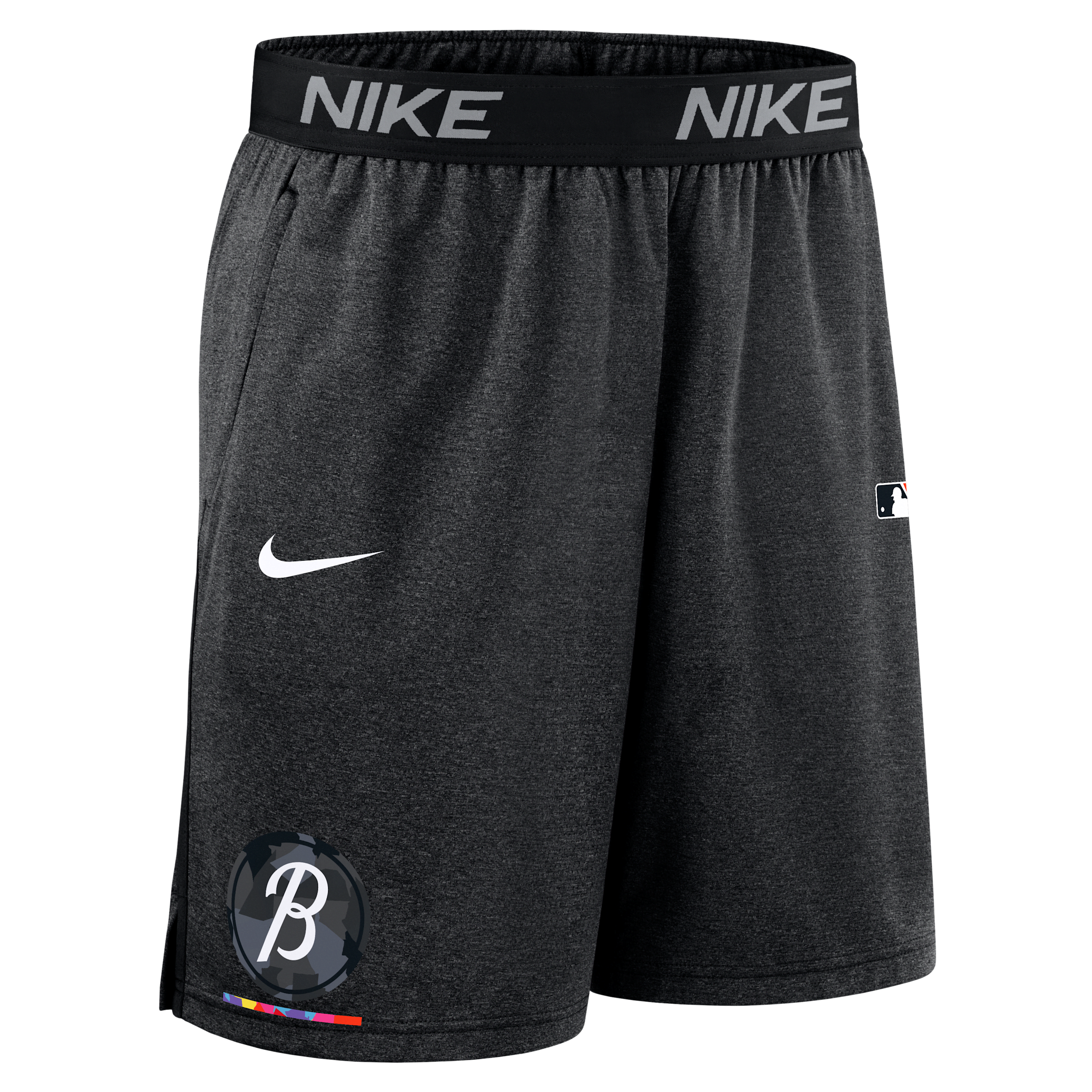 Nike Baltimore Orioles Authentic Collection City Connect Men's Dri-fit Mlb Shorts In Black