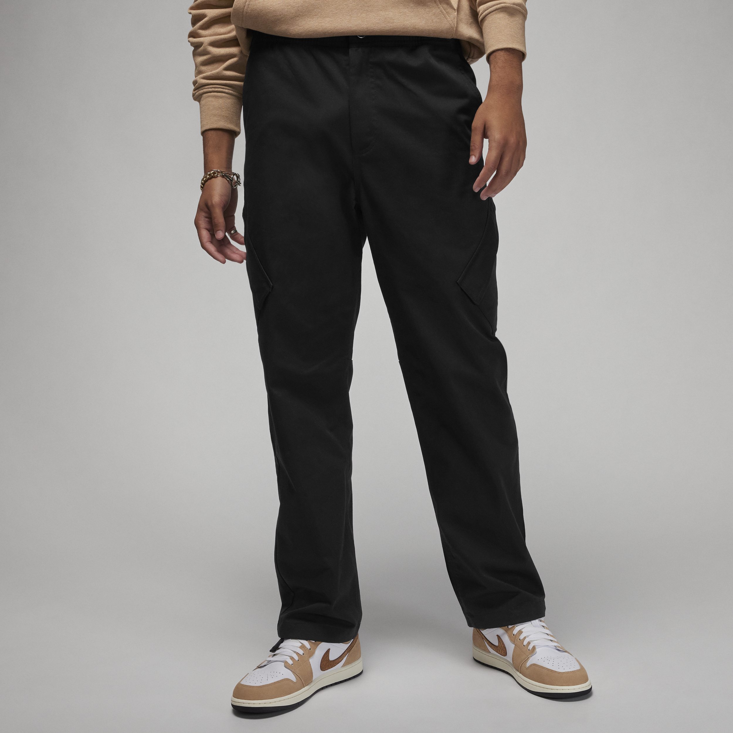 Shop Jordan Men's  Essentials Chicago Pants In Black