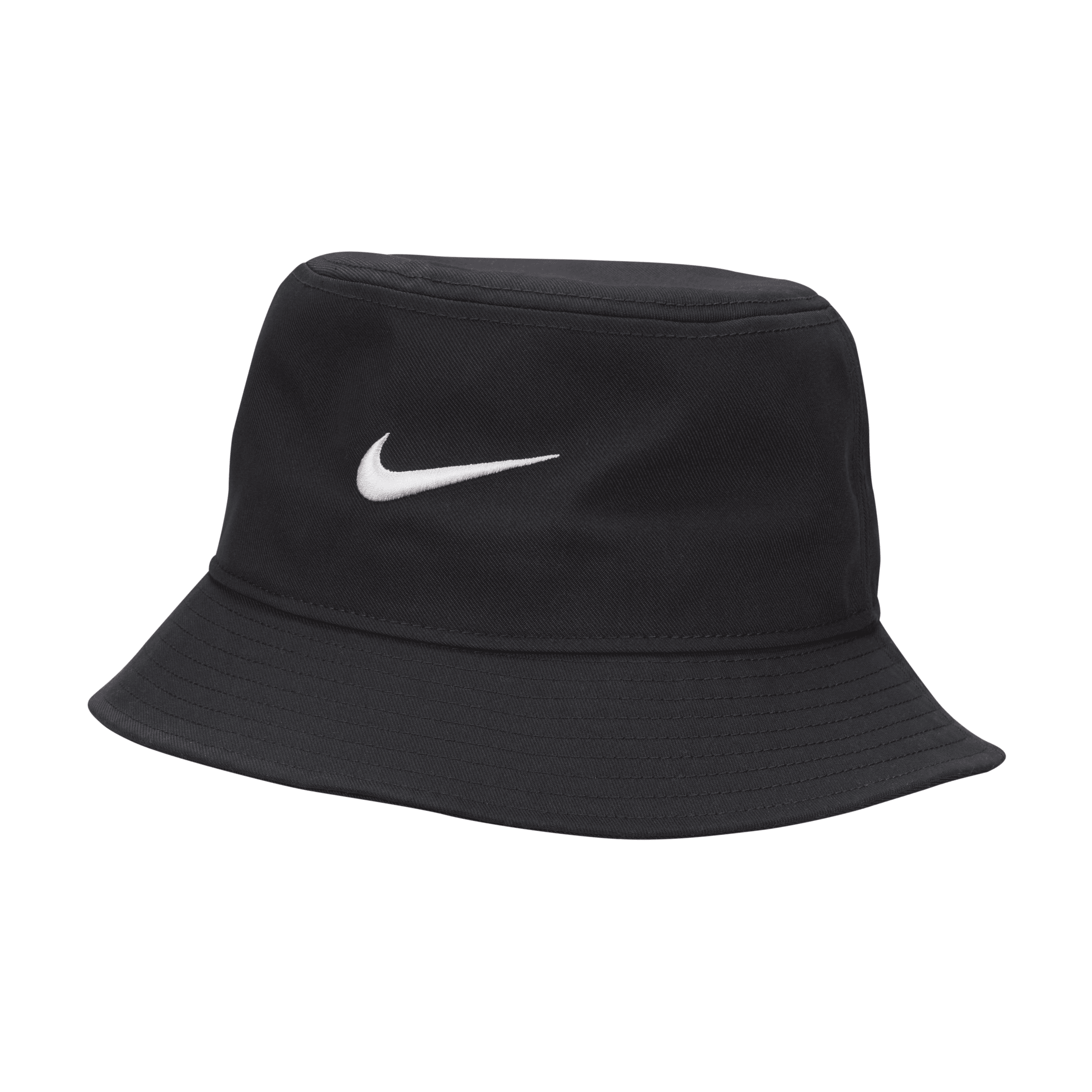 Nike Unisex Apex Swoosh Bucket Hat In Black