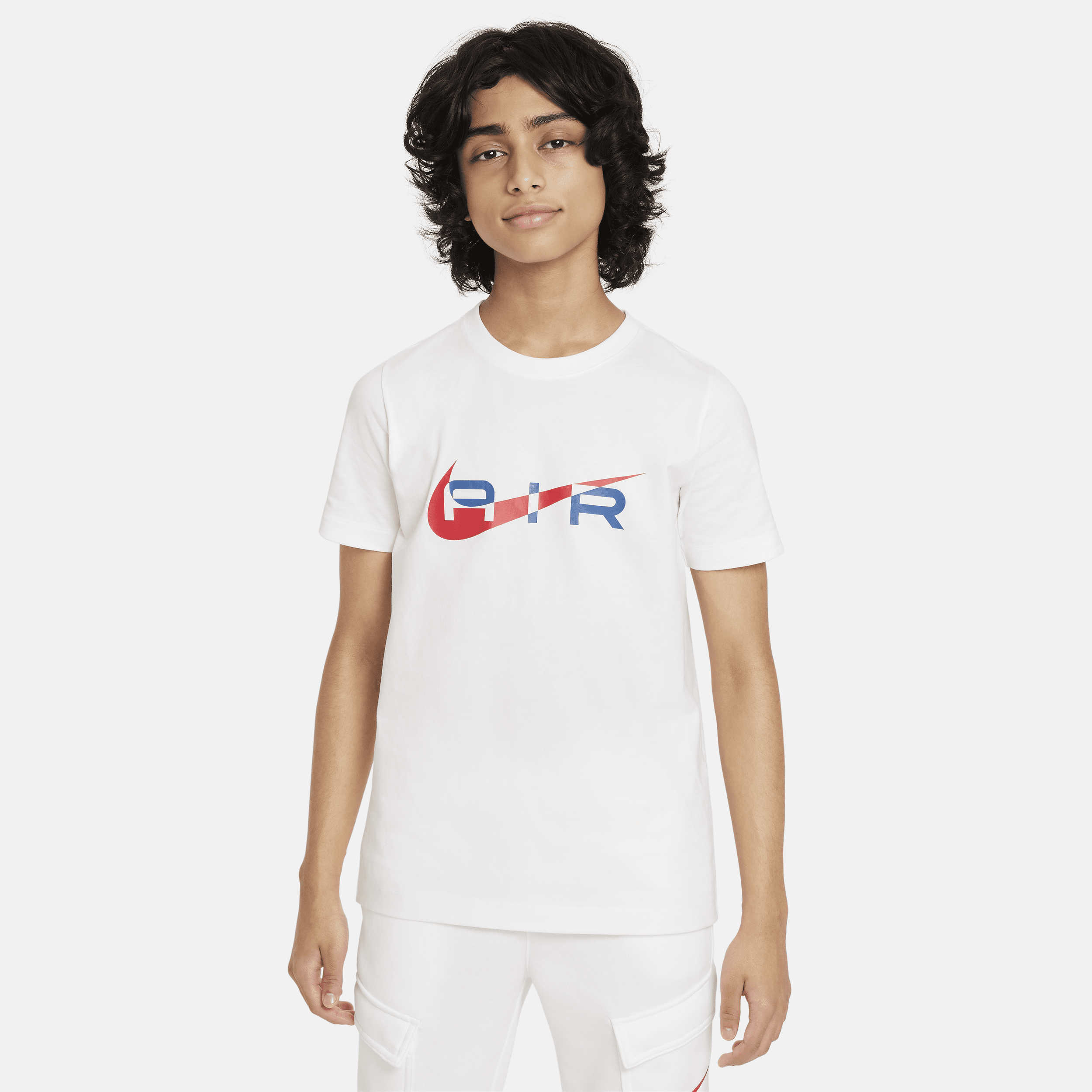 Nike Air Big Kids' (boys') T-shirt In White
