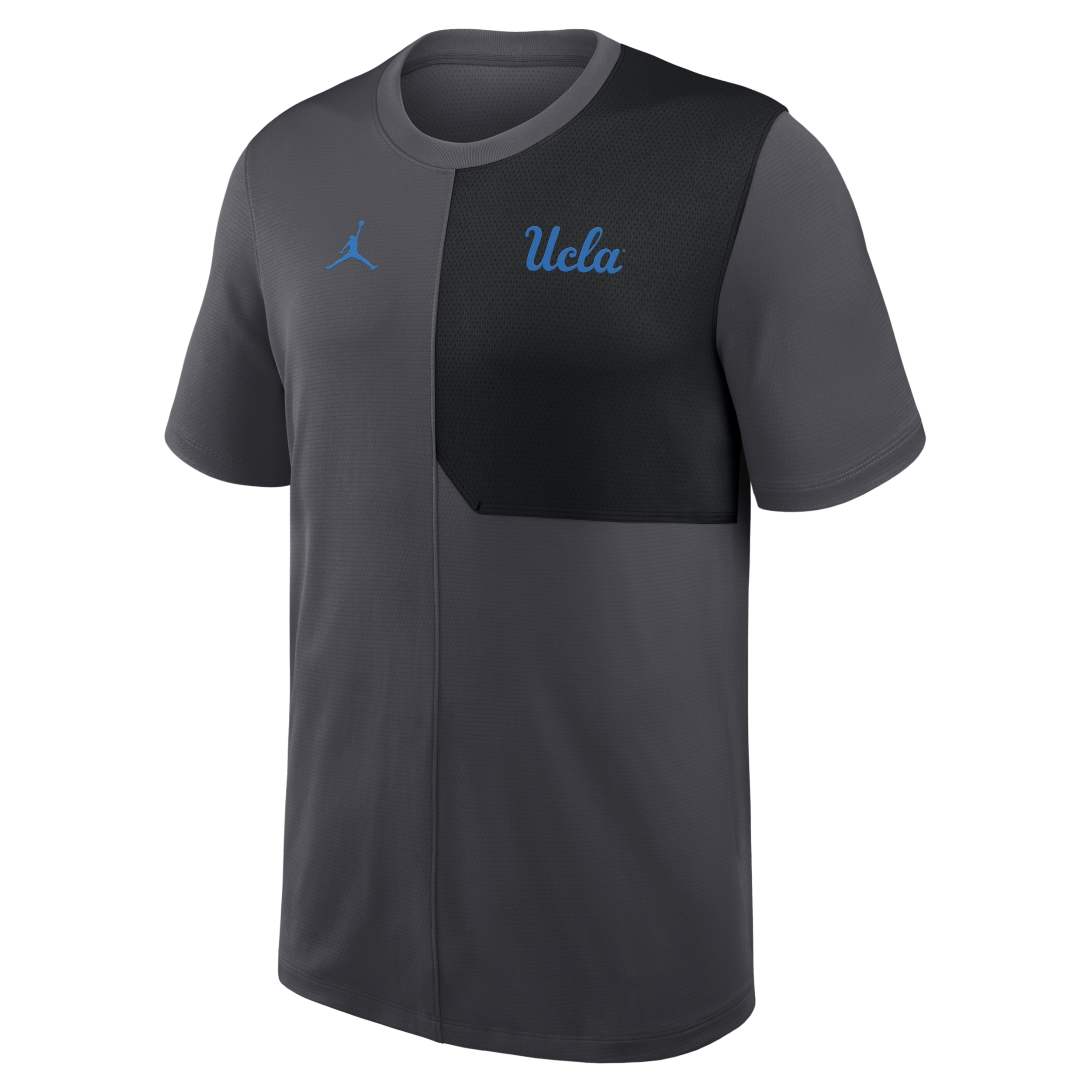 Jordan Men's Ucla Sideline Coach  Brand Dri-fit College Top In Gray