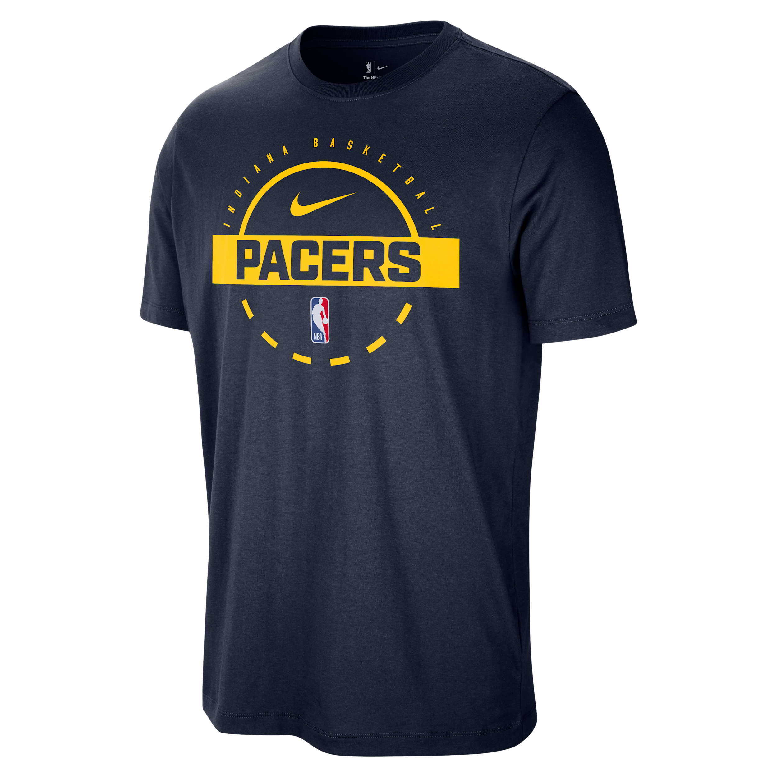 Nike Navy Indiana Pacers Authentic Practice T-shirt In Blue