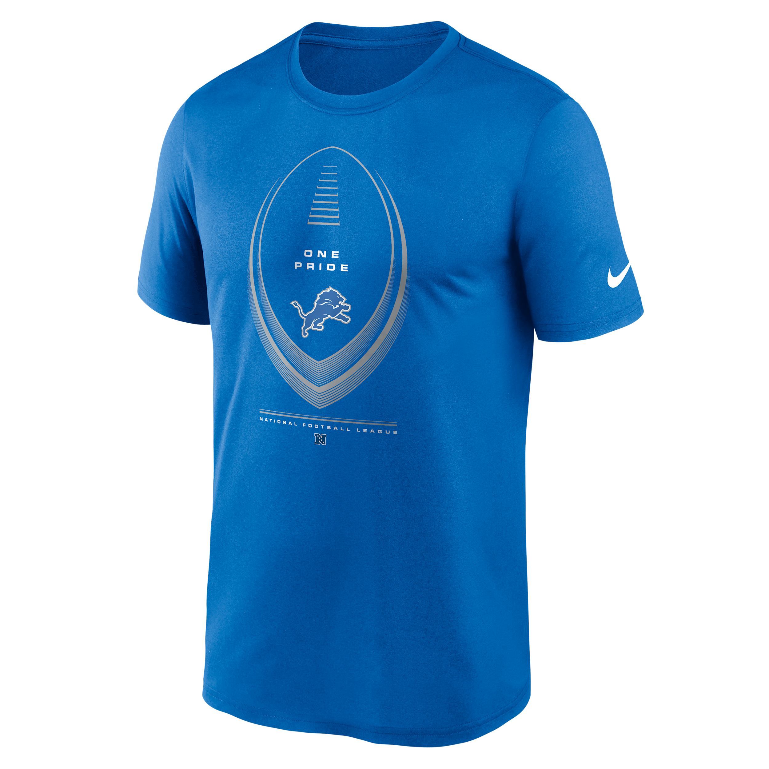 Detroit Lions Legend Icon Nike Men's Dri-FIT NFL T-Shirt in Blue | NKGK45A9J-NDB