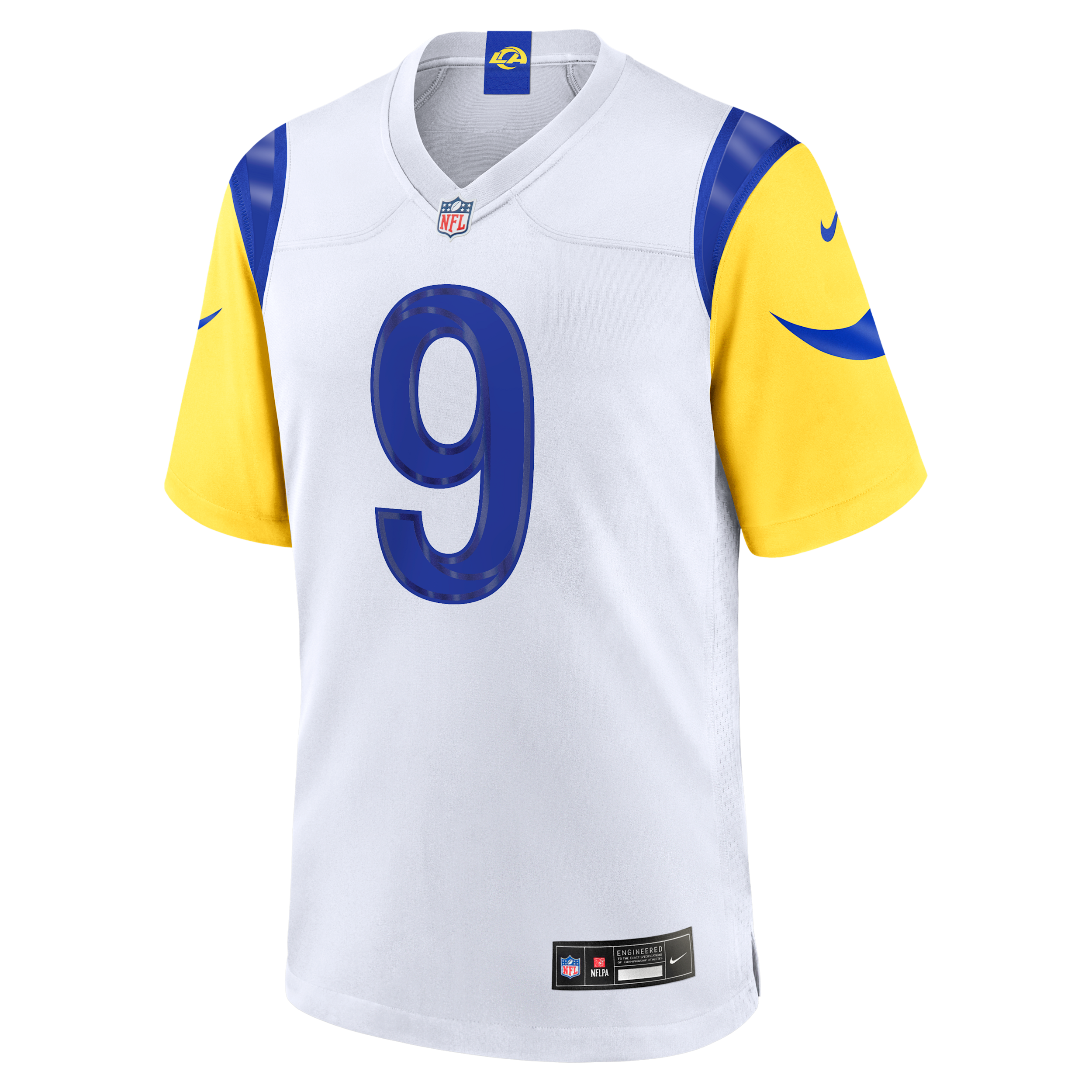 Matthew Stafford Los Angeles Rams Nike Men's NFL Game Jersey in White | 67NM0IUW9XF-90S