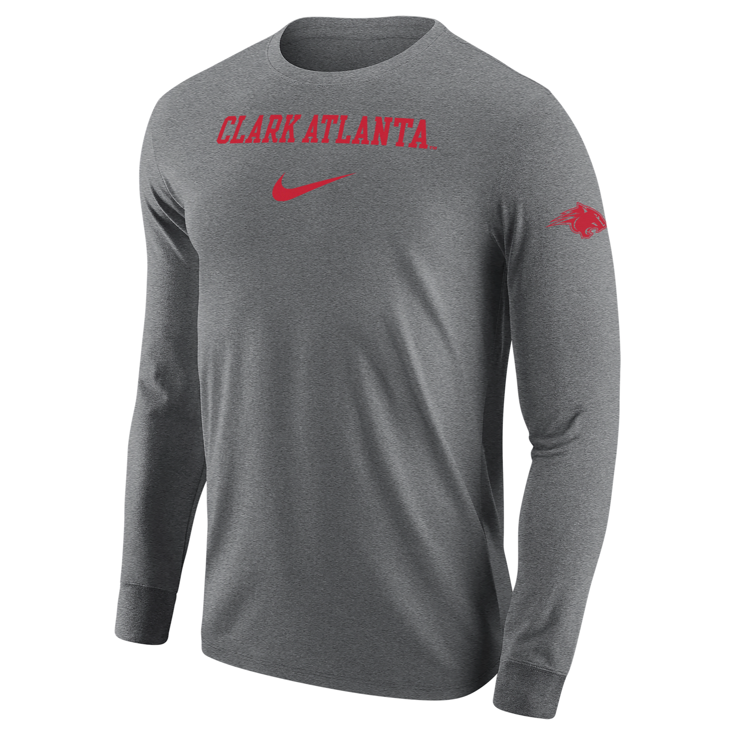 Shop Nike Clark Atlanta  Men's College Long-sleeve T-shirt In Grey