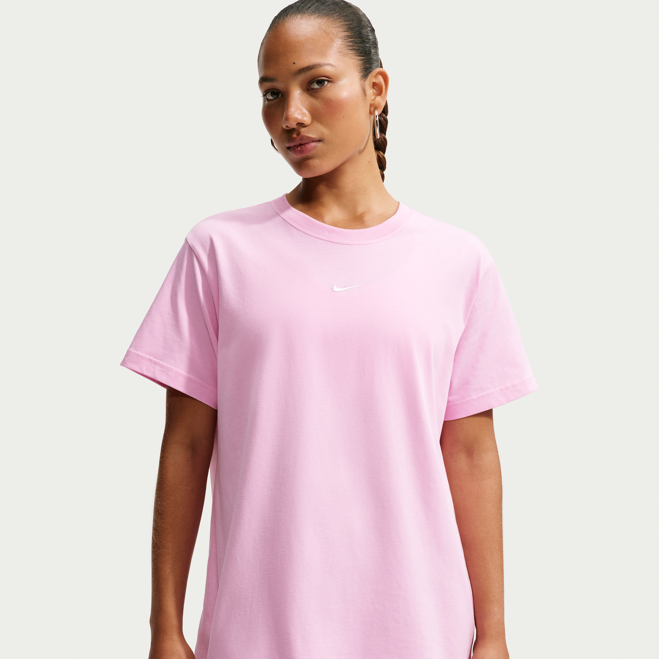 Women's Nike Sportswear Classic Oversized T-Shirt in Pink | IH7601-621