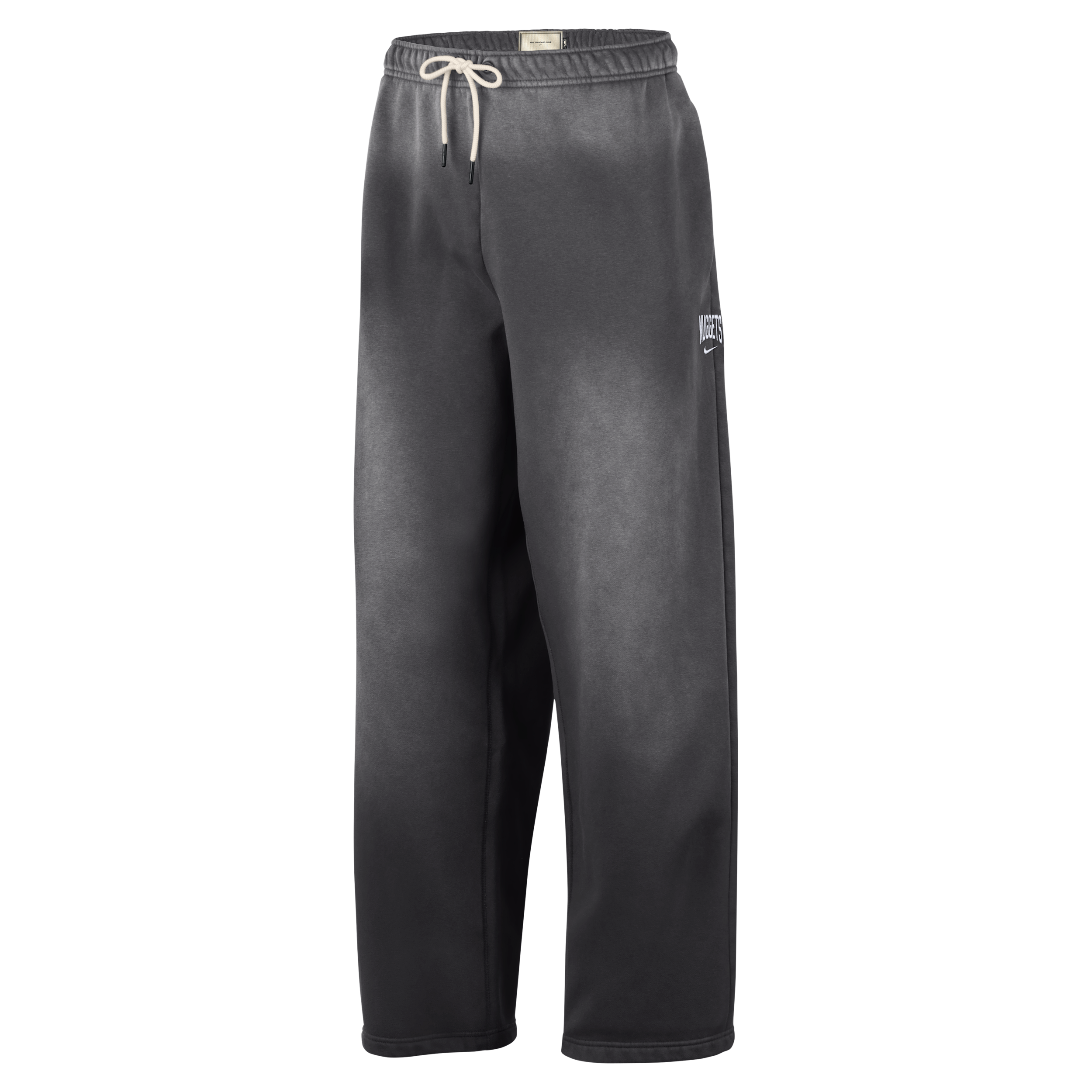 Nike Men's Denver Nuggets Standard Issue Therma-FIT Fleece Basketball Pants in Grey | II6204-099