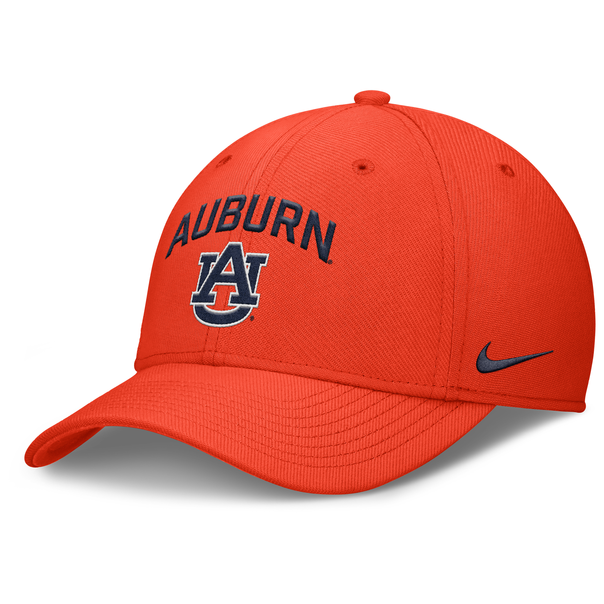 Nike Orange Auburn Tigers 2025 On-field Rise Dri-fit Flex Hat In Orange