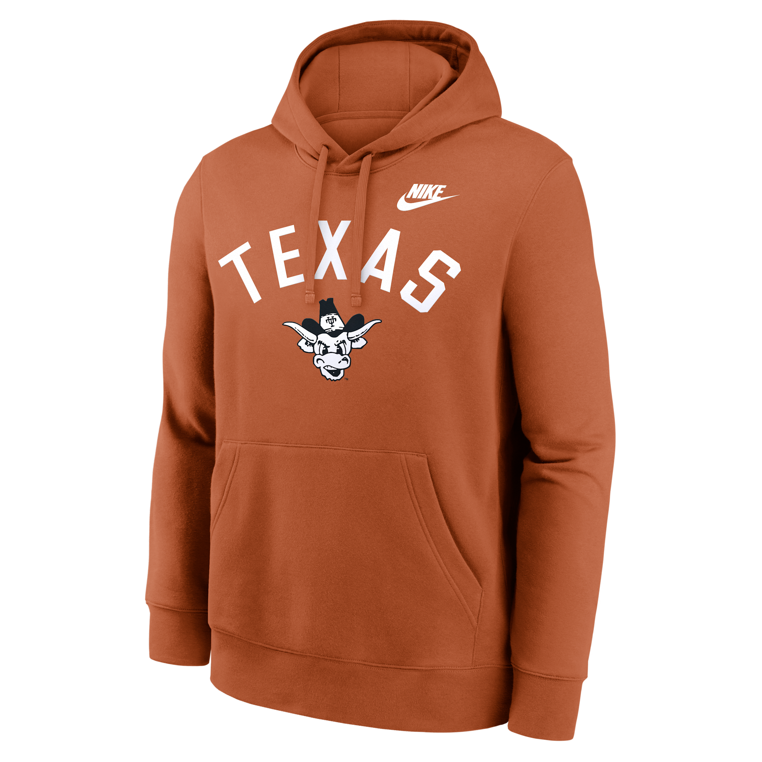 Texas Legacy Arch Club Nike Men's College Pullover Hoodie in Orange | NKDK81FTXV-N9R